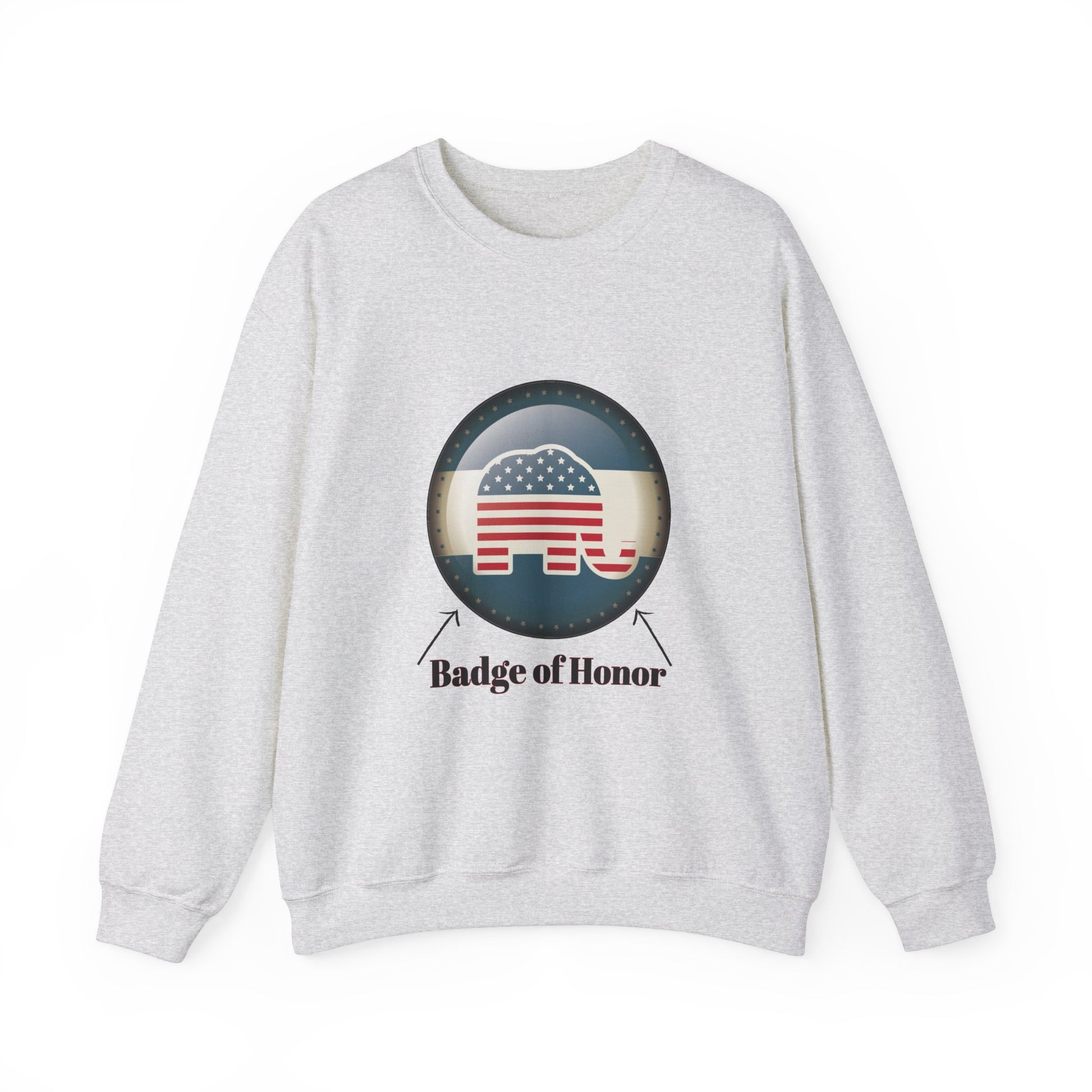 Badge of Honor Sweatshirt | Honor Sweatshirt | Sweet Baby Jeez Teez
