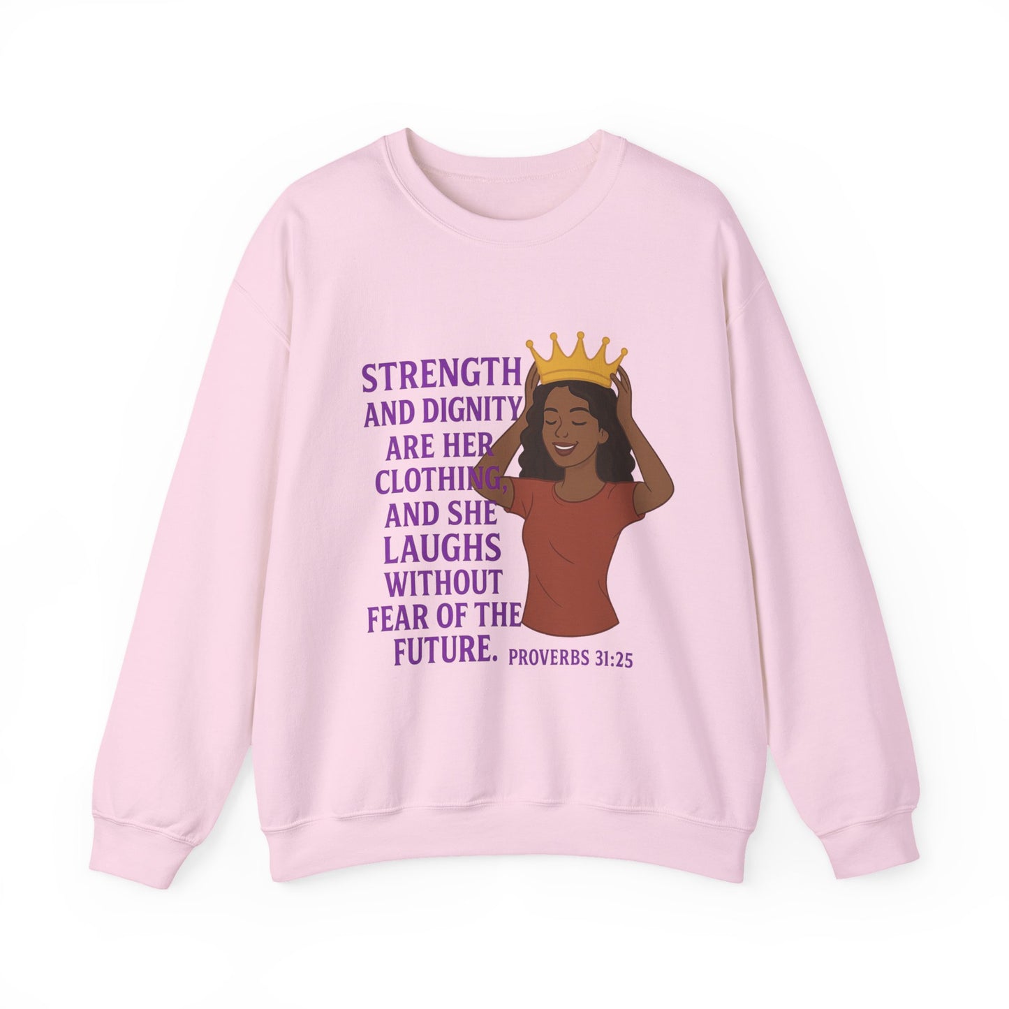 "Strength & Dignity" Proverbs 31 Bible Verse Women's Sweatshirt