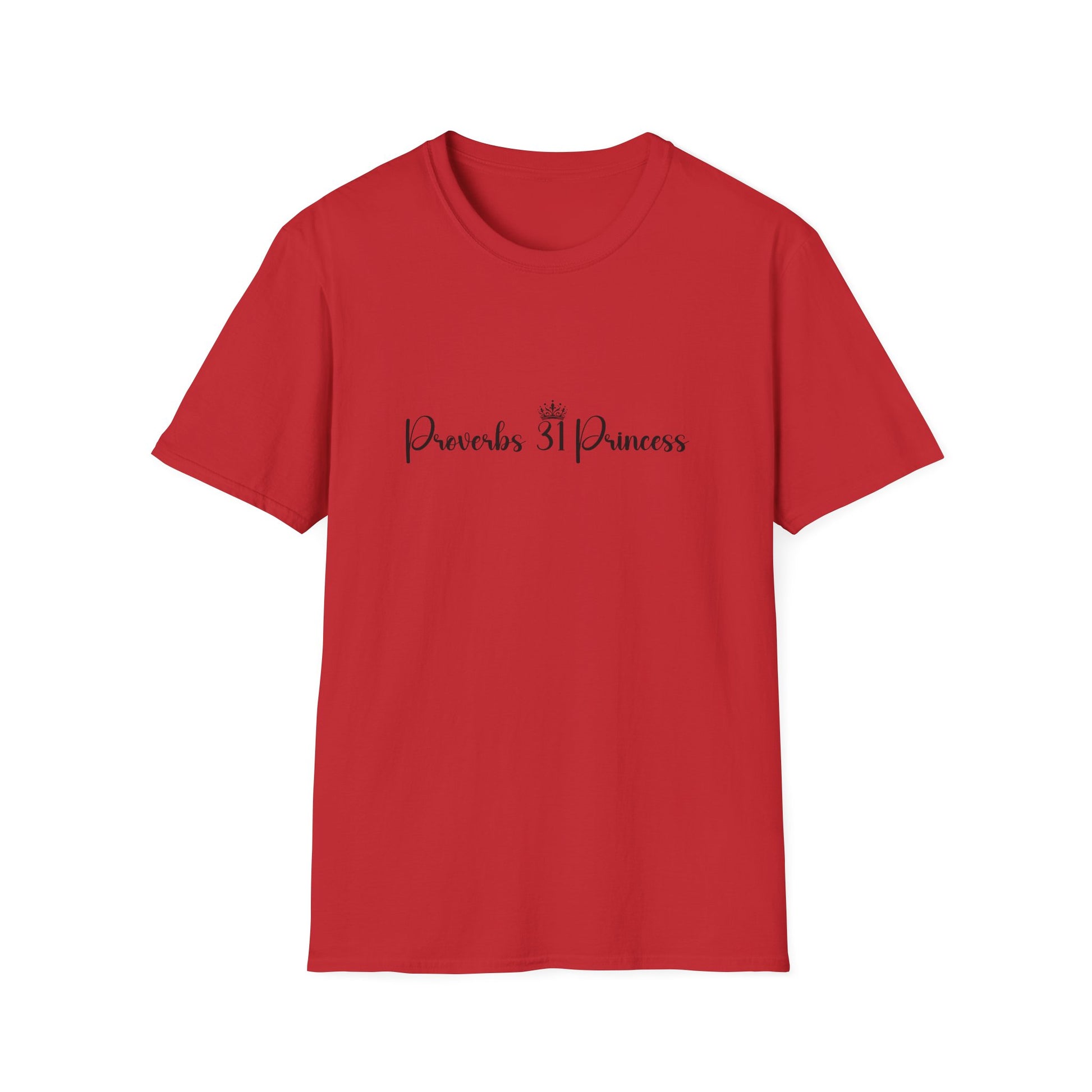 Proverbs 31 Princess Women's Relaxed/Plus Tshirt (Black Logo) - Sweet Baby Jeez Teez