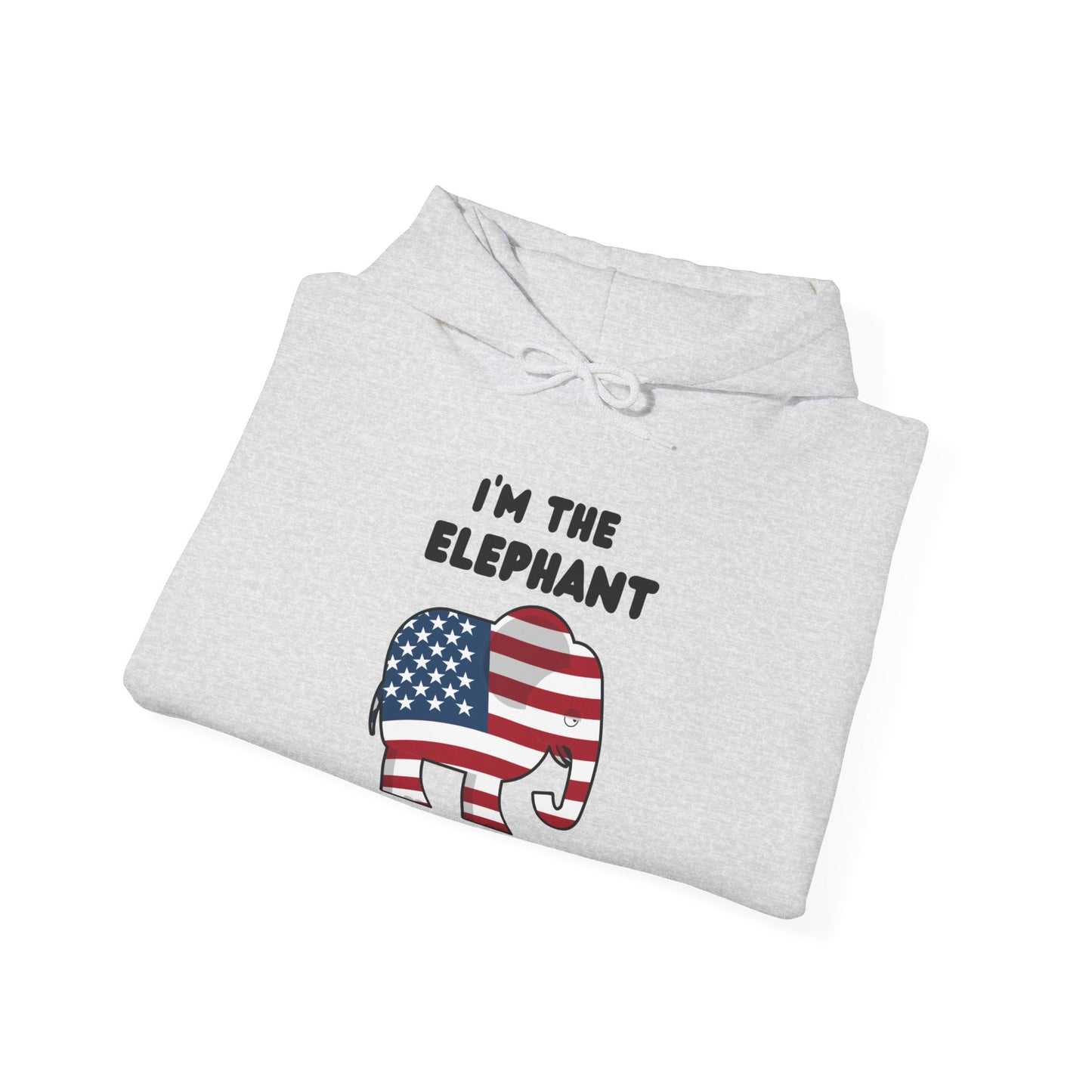 Elephant in the Room Women's Hoodie S-5XL (Black Logo) - Sweet Baby Jeez Teez