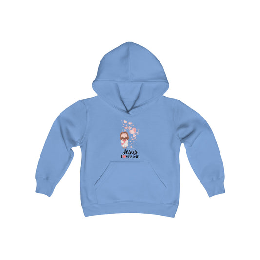 Jesus Loves Me Girl's Hoodie Sweatshirt - Sweet Baby Jeez Teez
