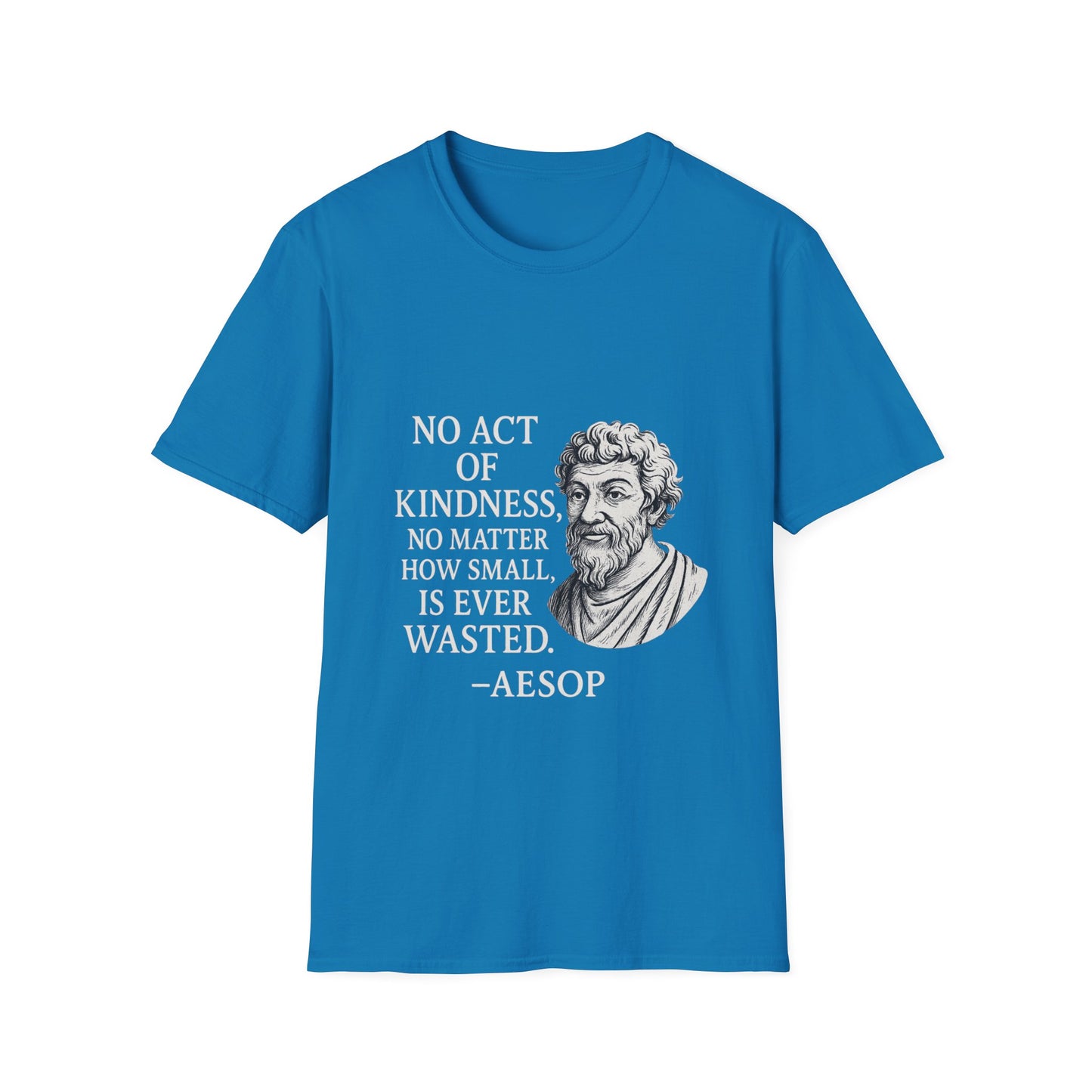 "Act of Kindness" Aesop Unisex Softstyle T-Shirt (IM Logo)