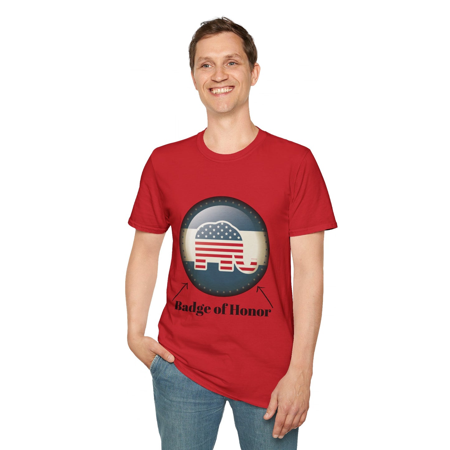 Badge of Honor Men's Tshirt - Sweet Baby Jeez Teez