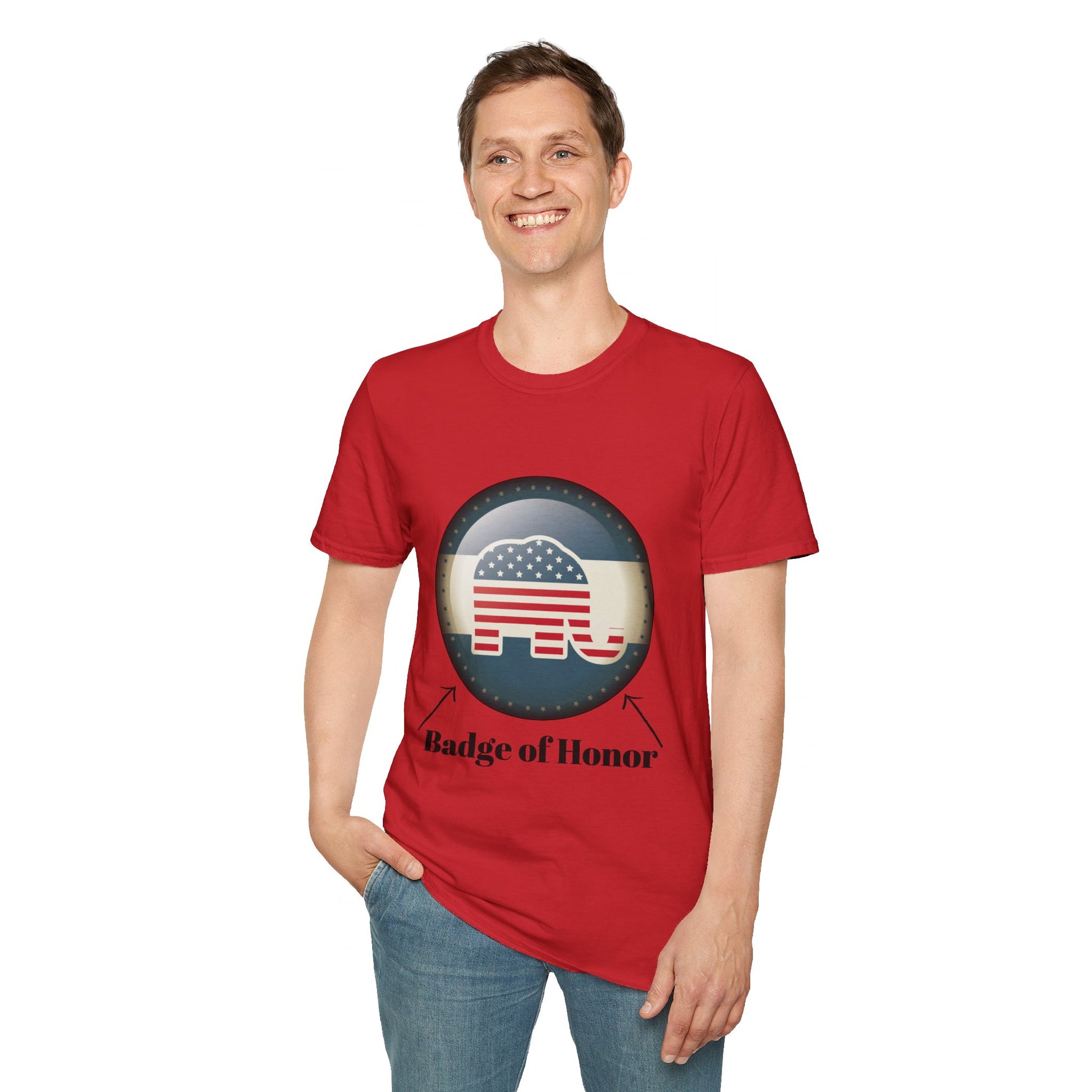 Badge of Honor Men's Tshirt - Sweet Baby Jeez Teez