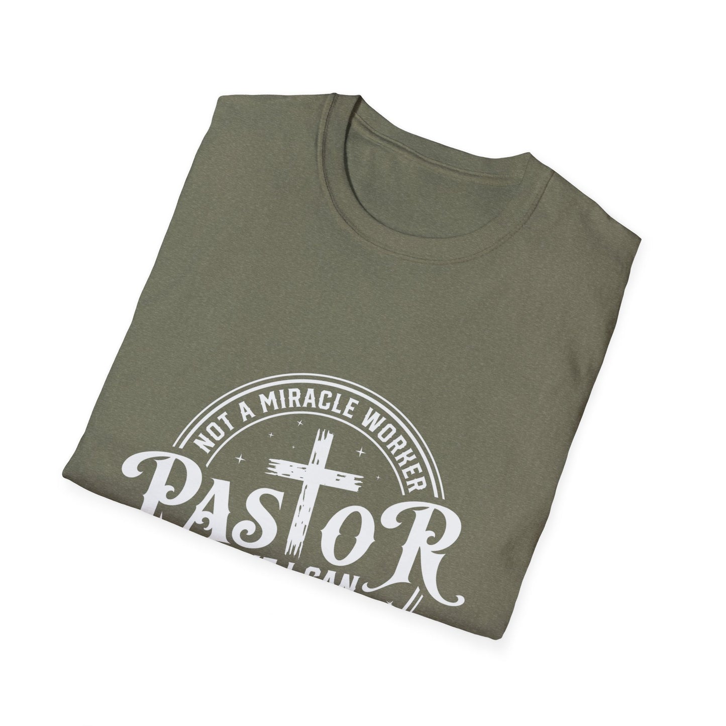 Pastor Men's Tshirt (White Logo) - Sweet Baby Jeez Teez