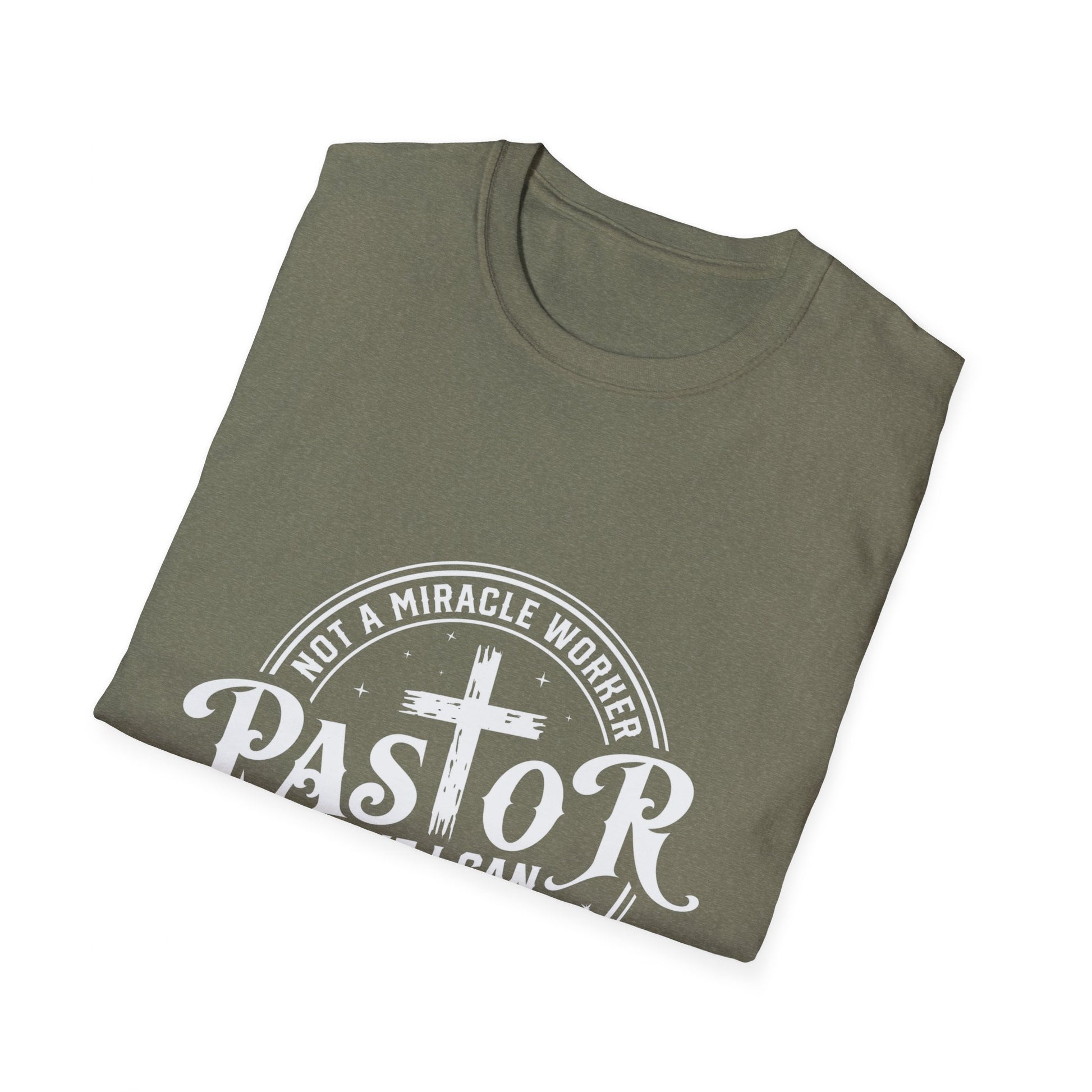 Pastor Men's Tshirt (White Logo) - Sweet Baby Jeez Teez