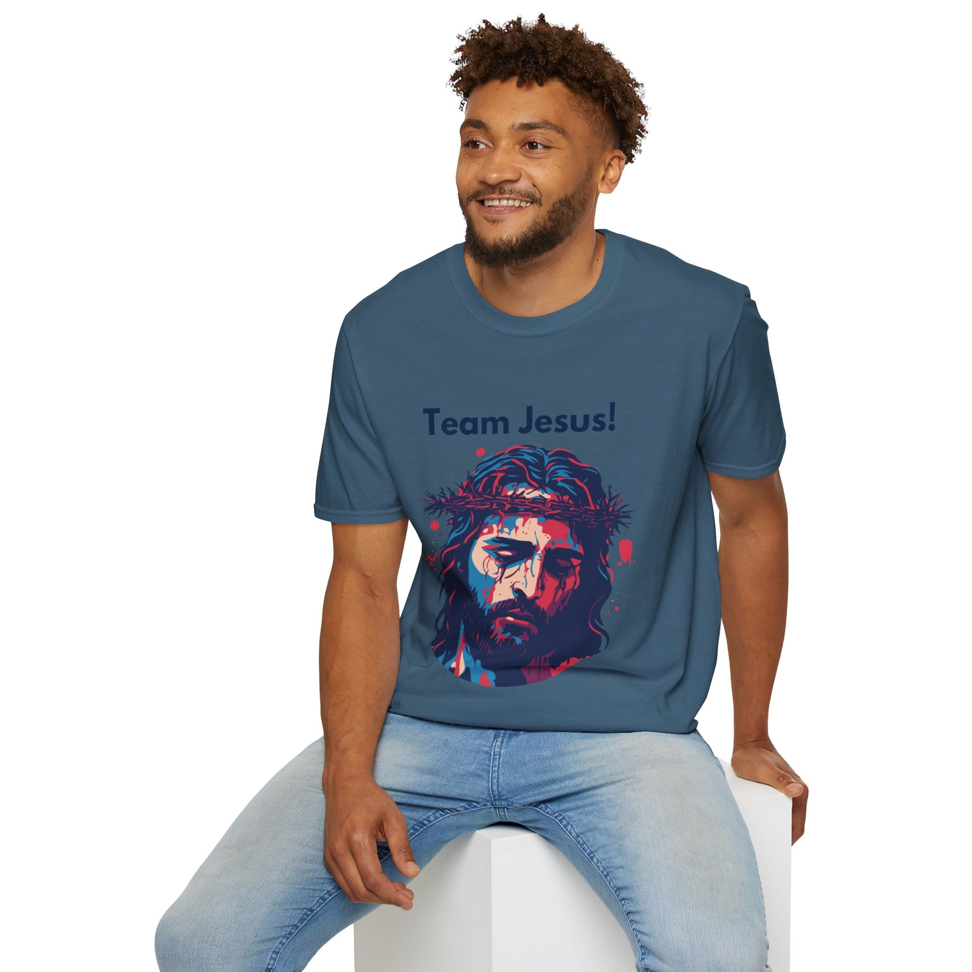 Team Jesus Men's Tshirt S-5XL - Sweet Baby Jeez Teez