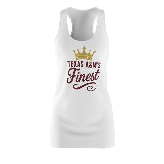 Texas A&M's Finest Women's Racerback Dress - Sweet Baby Jeez Teez