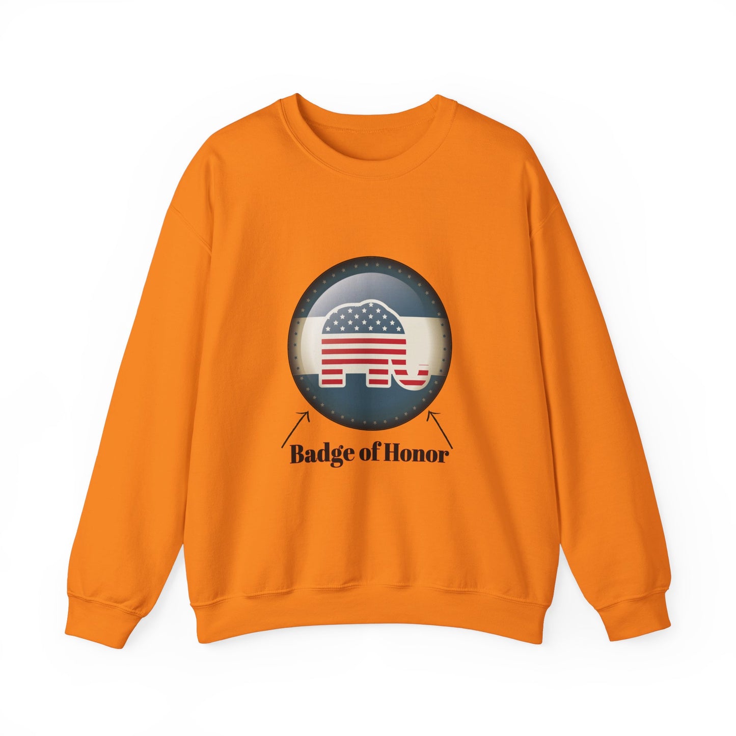 Badge of Honor Men's Sweatshirt - Sweet Baby Jeez Teez