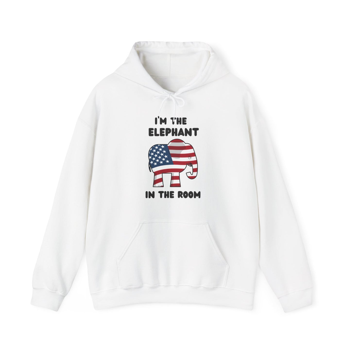 Elephant in the Room Women's Hoodie S-5XL (Black Logo) - Sweet Baby Jeez Teez