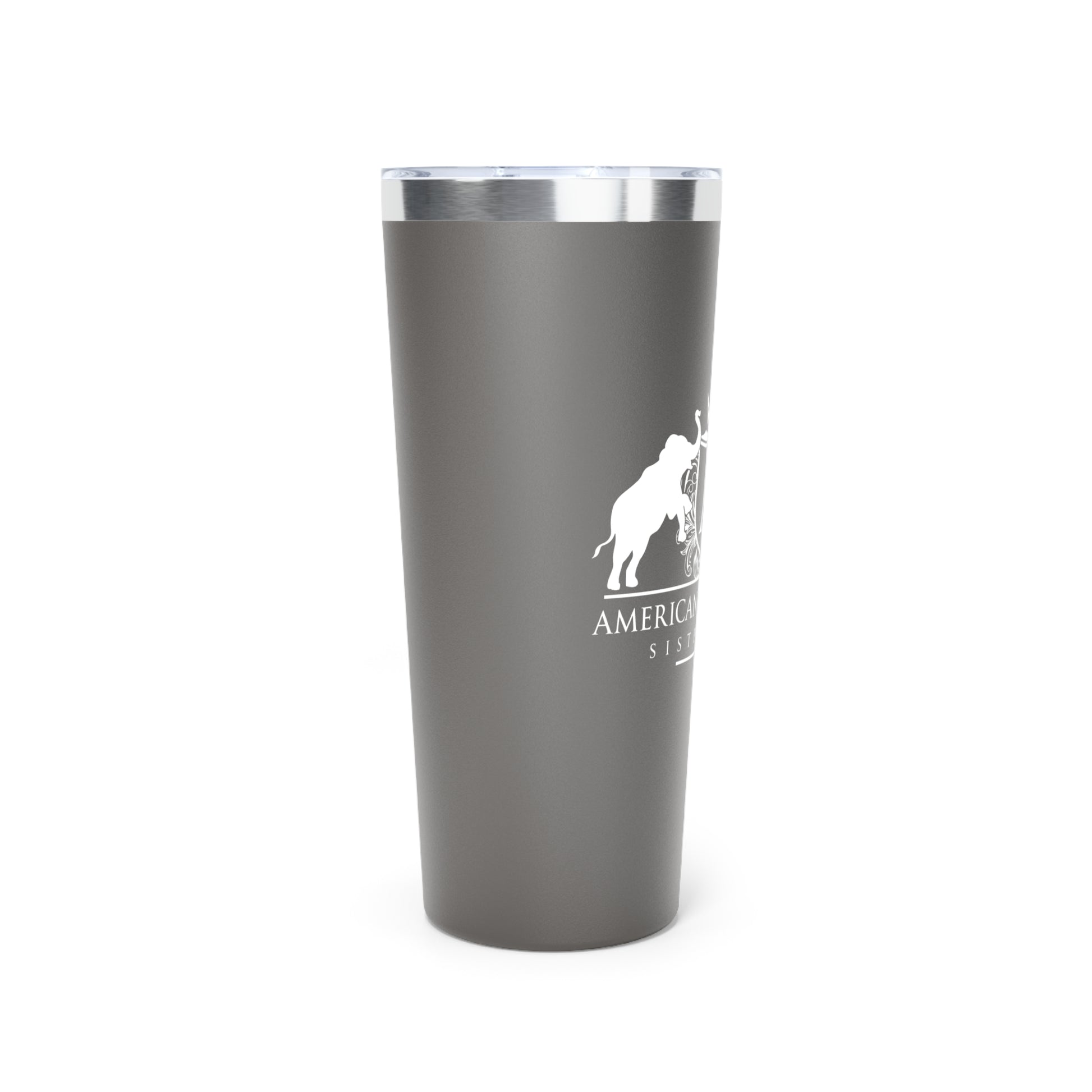 ARS White Logo Copper Vacuum Insulated Tumbler, 22oz - Sweet Baby Jeez Teez