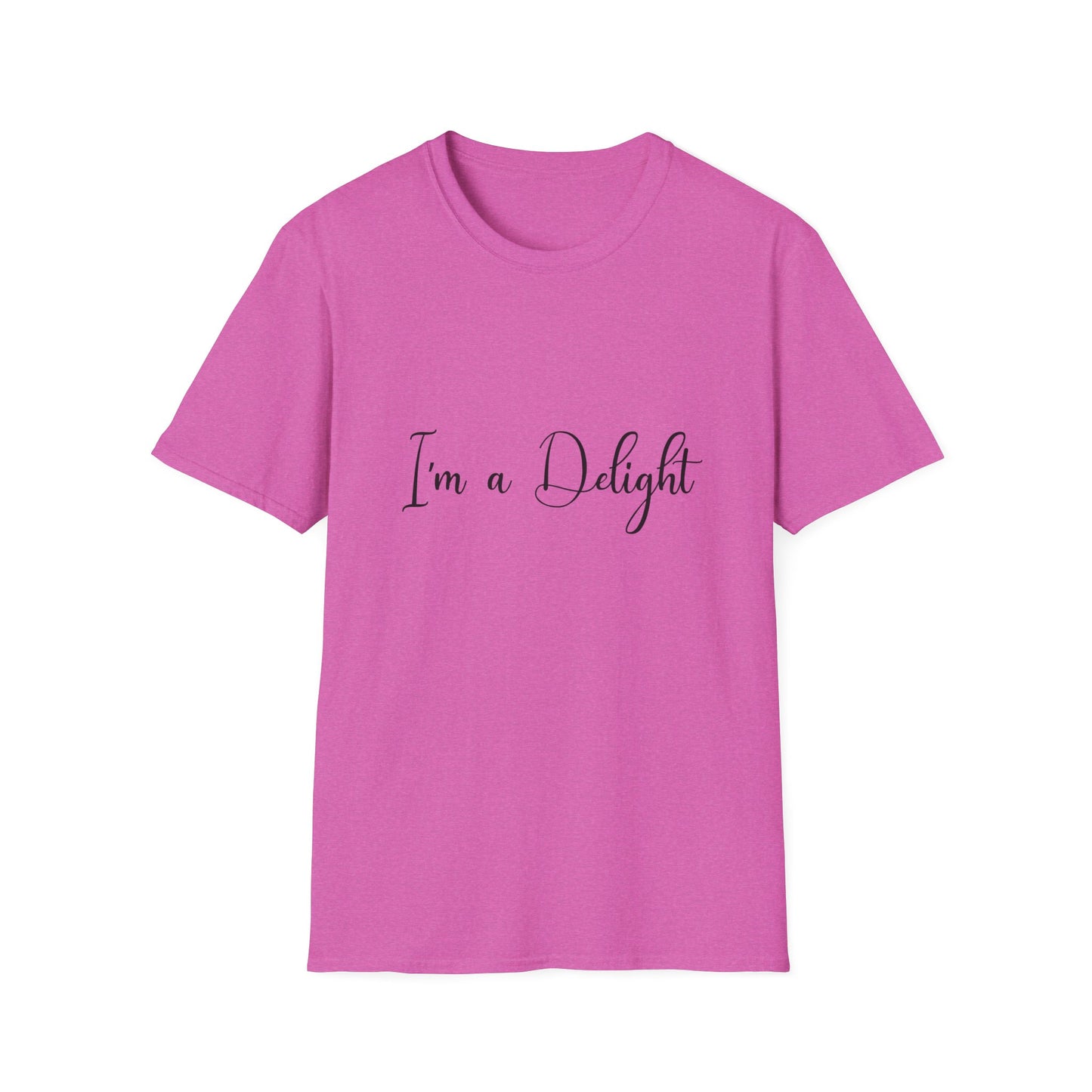 I'm a Delight Womens Relaxed/Plus Tshirt (FP Black Logo) - Sweet Baby Jeez Teez