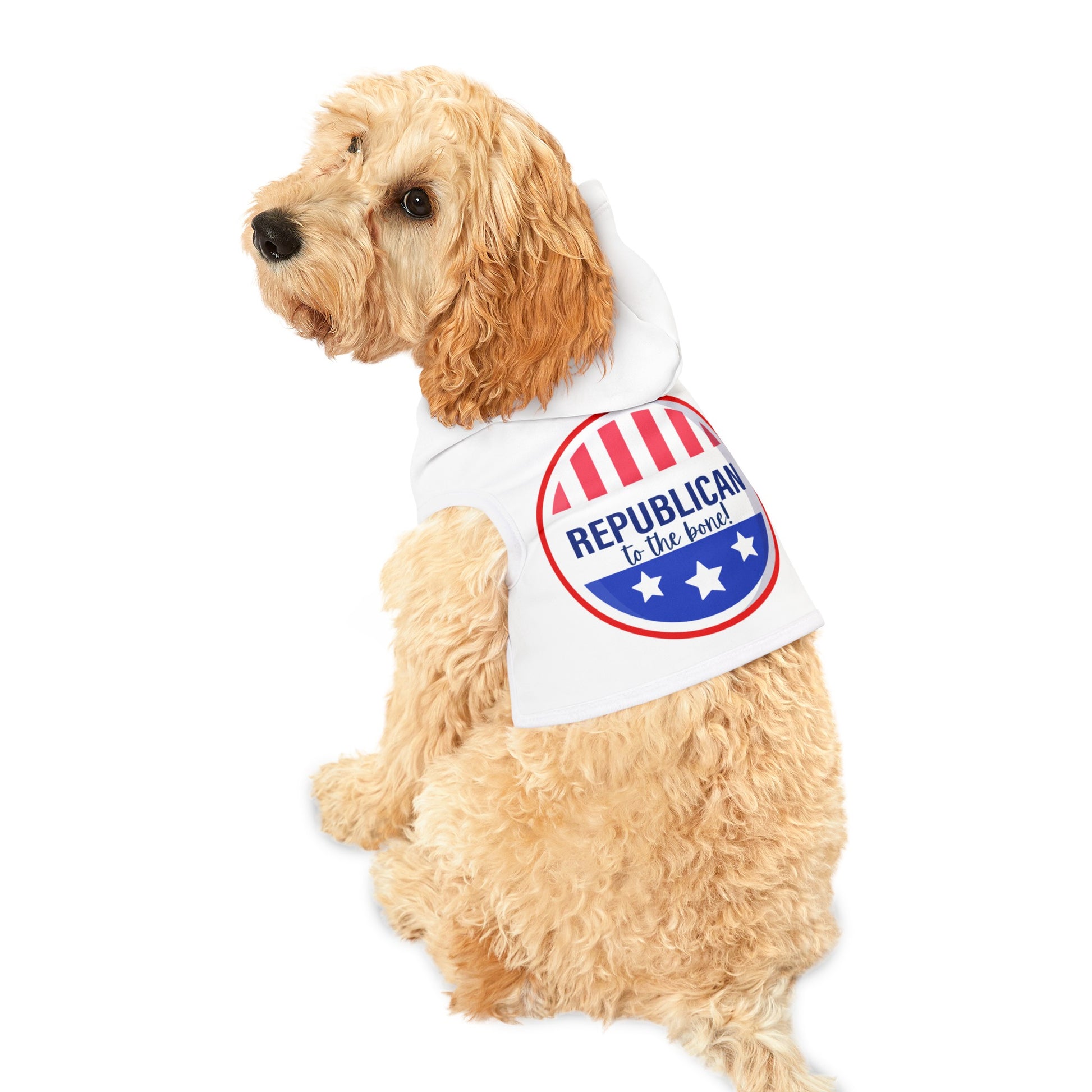 R to the Bone Pet Hoodie (Badge Logo) - Sweet Baby Jeez Teez
