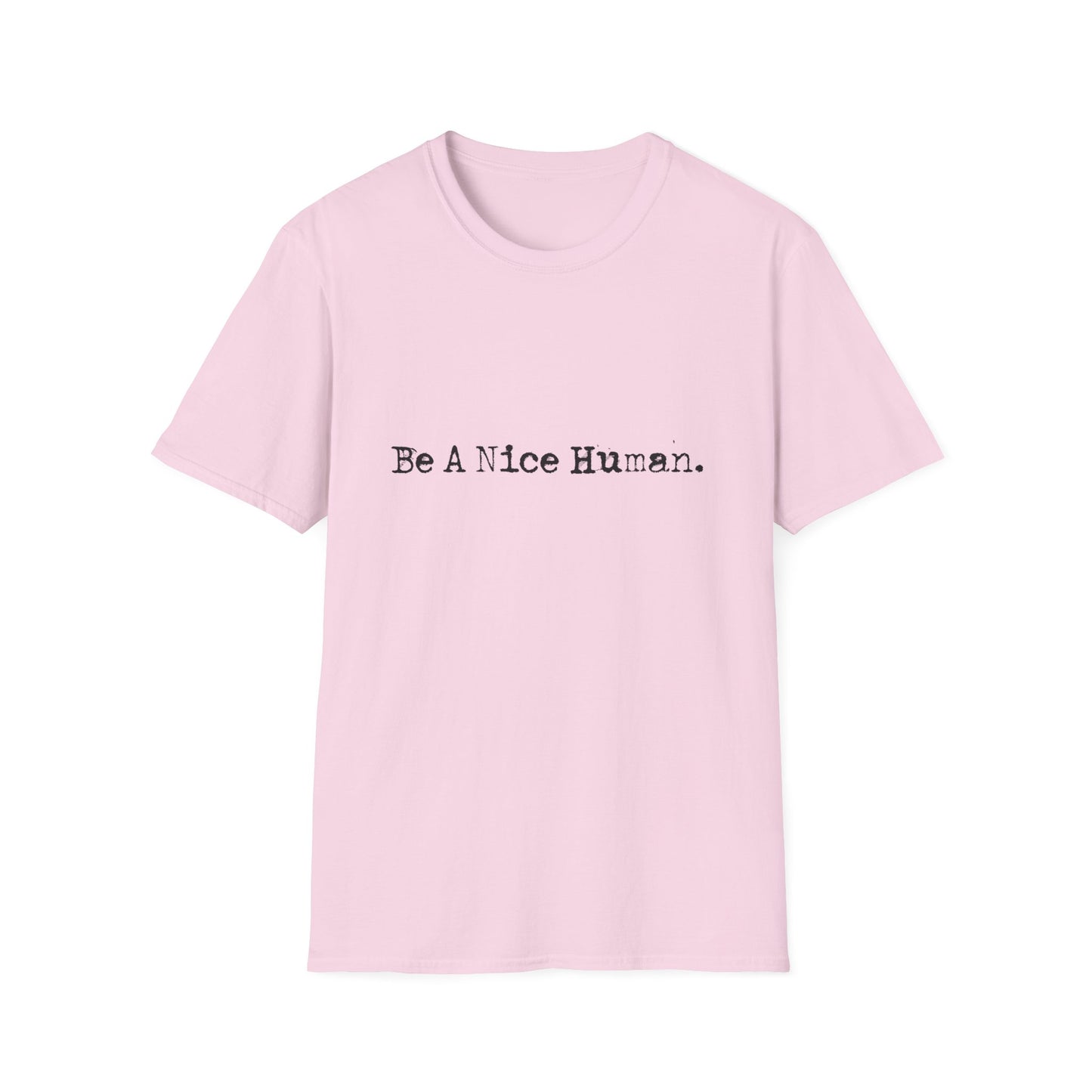 Nice Human Womens Relaxed/Plus Tshirt (FP Black Logo) - Sweet Baby Jeez Teez