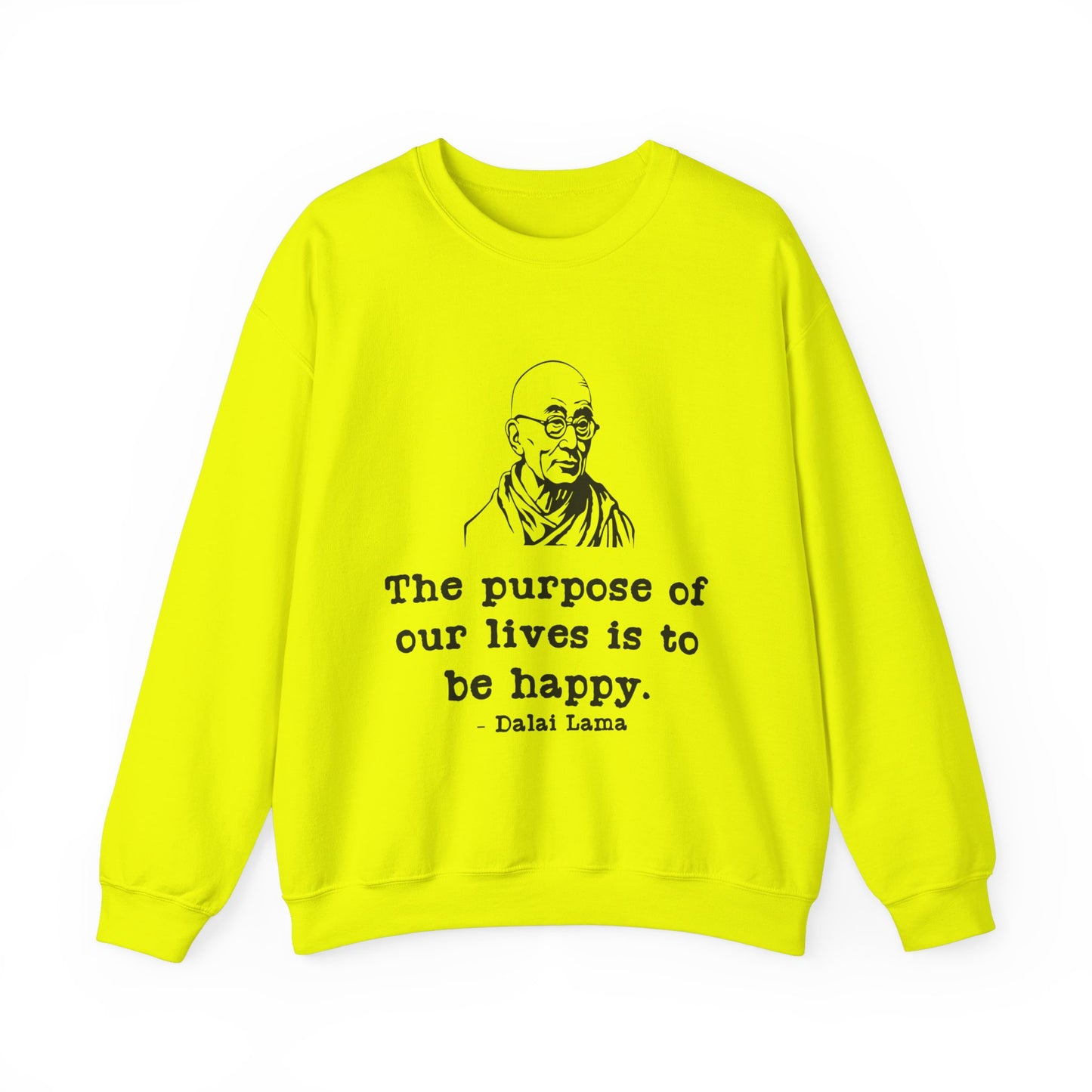 Purpose of Life Men's Sweatshirt (IW Black Logo) - Sweet Baby Jeez Teez