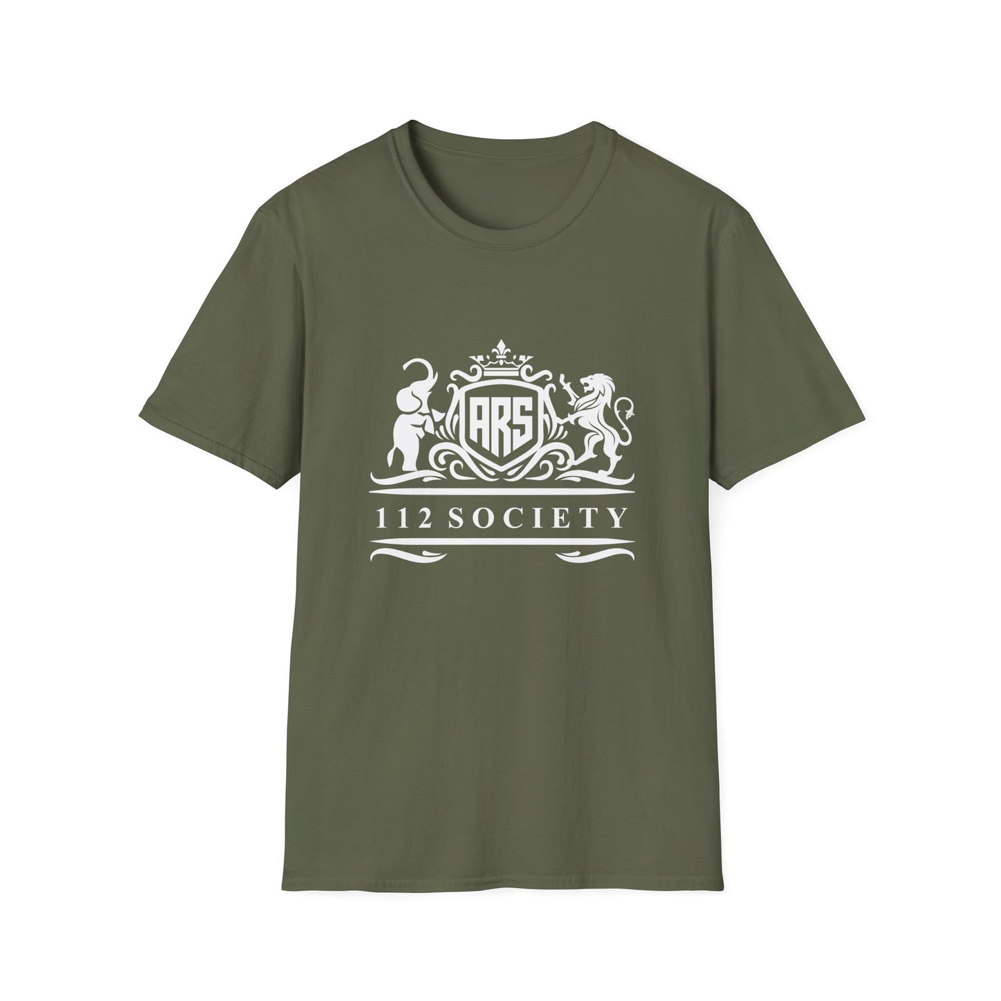 ARS 112 Society Men's Tshirt (White Logo) - Sweet Baby Jeez Teez