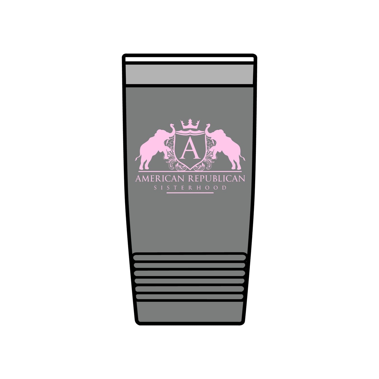 ARS Baby Pink Logo Insulated Tumbler, 20oz