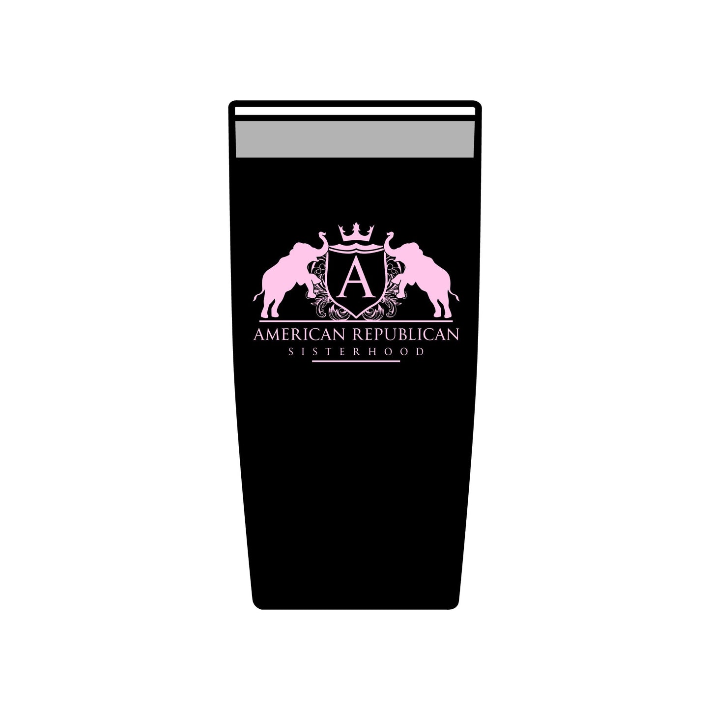 ARS Baby Pink Logo Insulated Tumbler, 20oz - Sweet Baby Jeez Teez