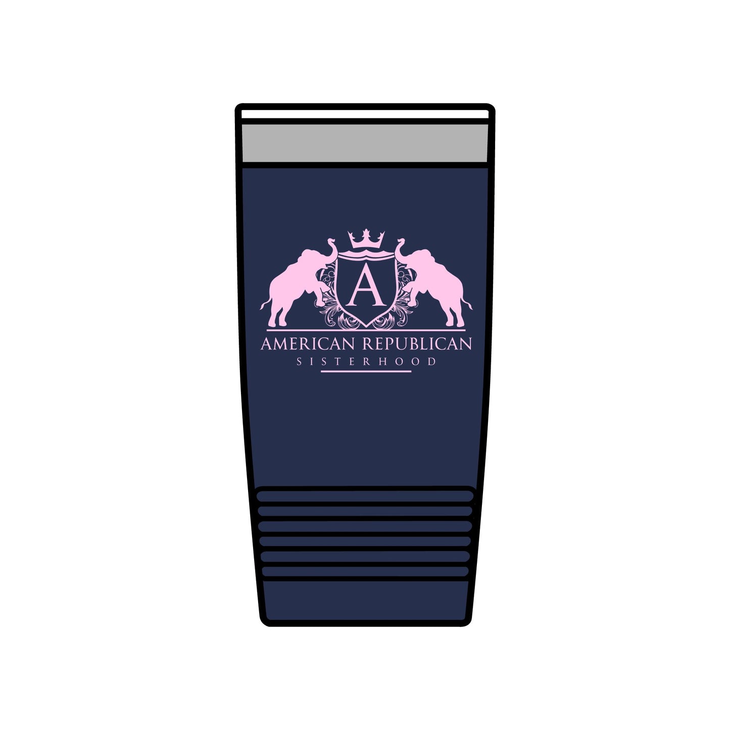 ARS Baby Pink Logo Insulated Tumbler, 20oz - Sweet Baby Jeez Teez