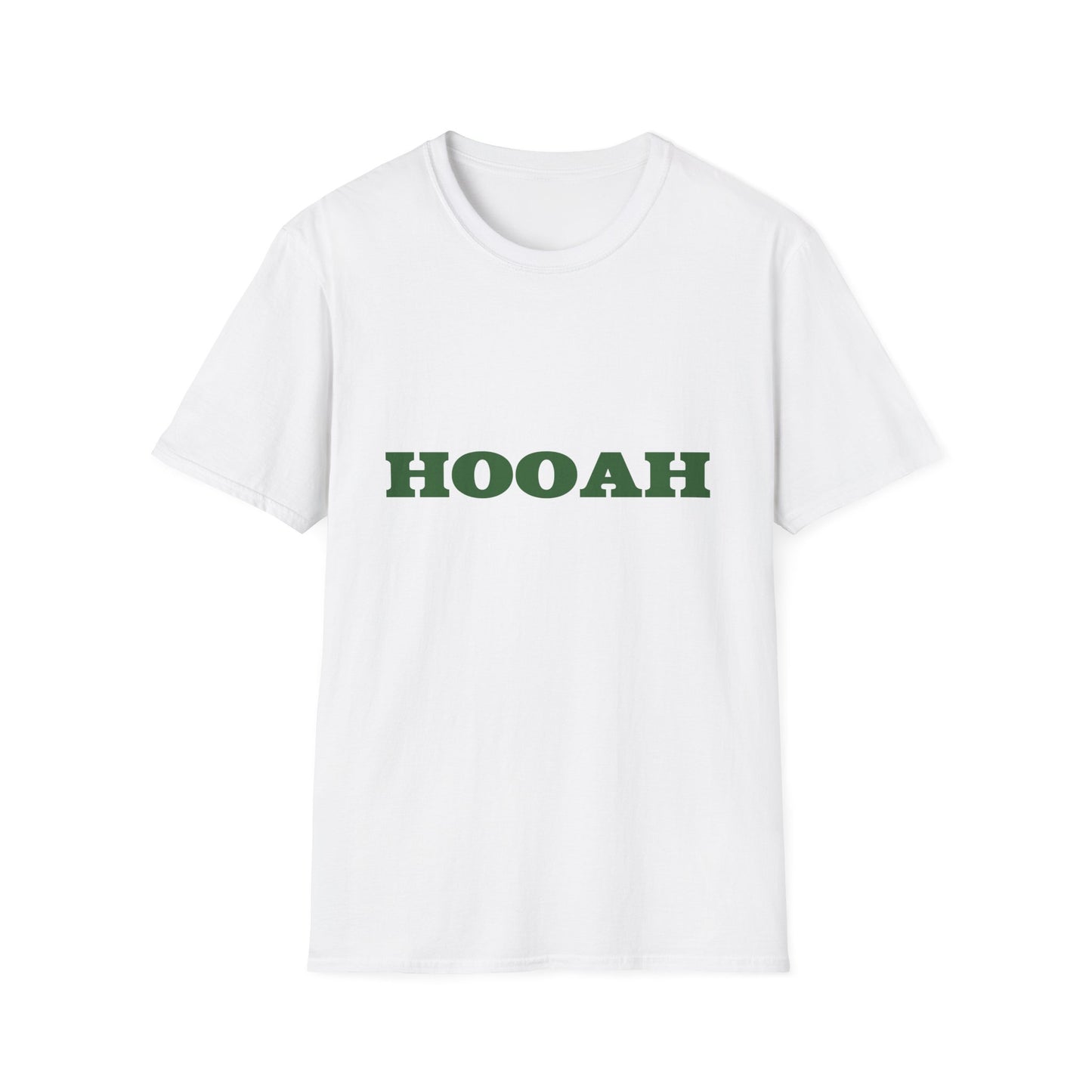 HOOAH (Army) Unisex Tshirt (MM Army Green Logo) - Sweet Baby Jeez Teez