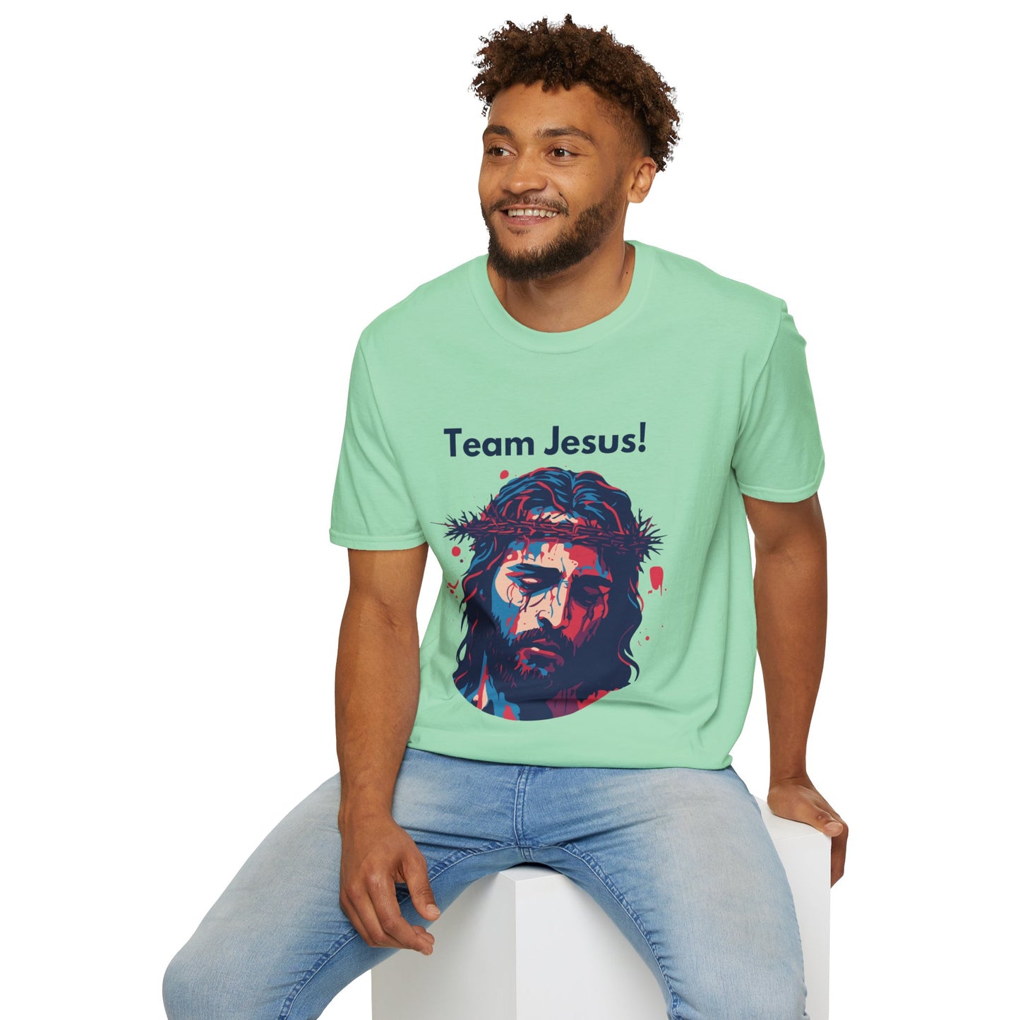 Team Jesus Men's Tshirt S-5XL - Sweet Baby Jeez Teez