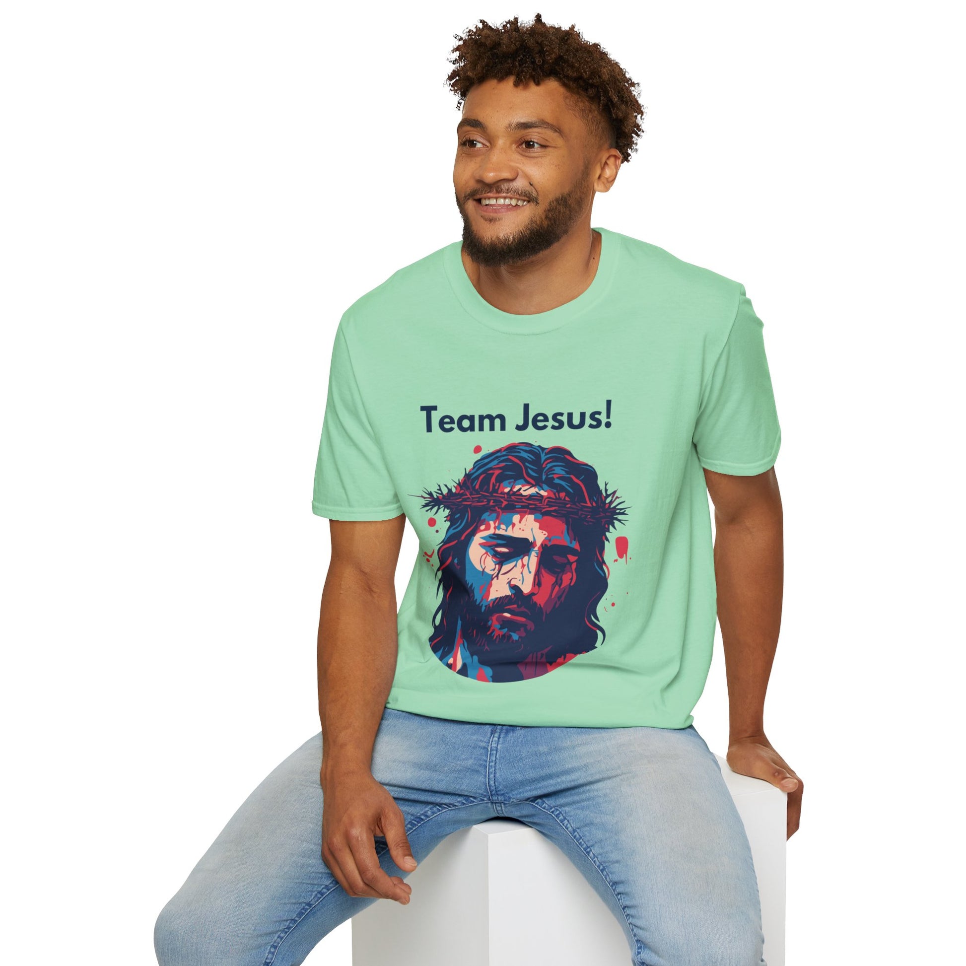 Team Jesus Men's Tshirt S-5XL - Sweet Baby Jeez Teez
