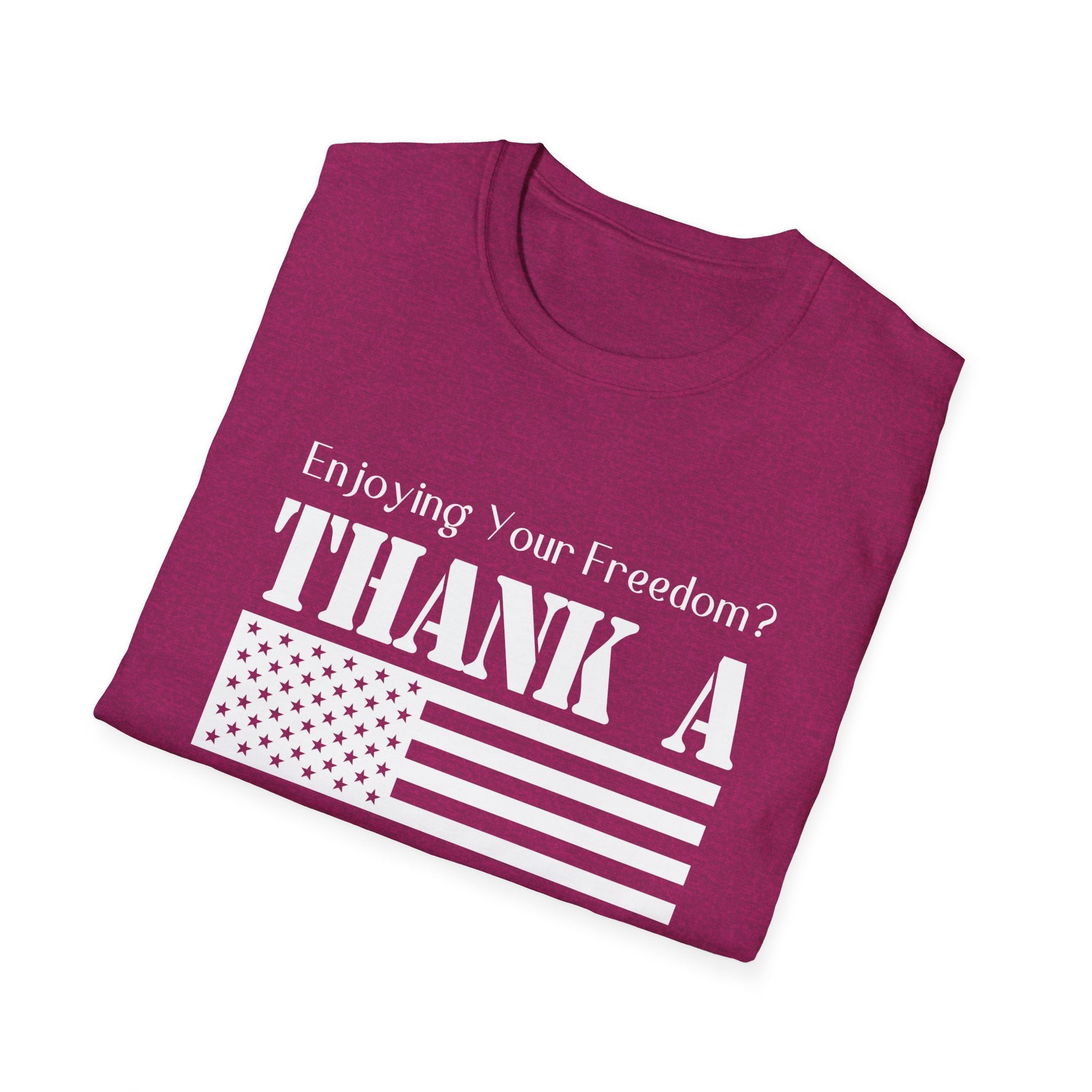 Enjoy Your Freedom Women's Relaxed/Plus Tshirt (MM White Logo) - Sweet Baby Jeez Teez