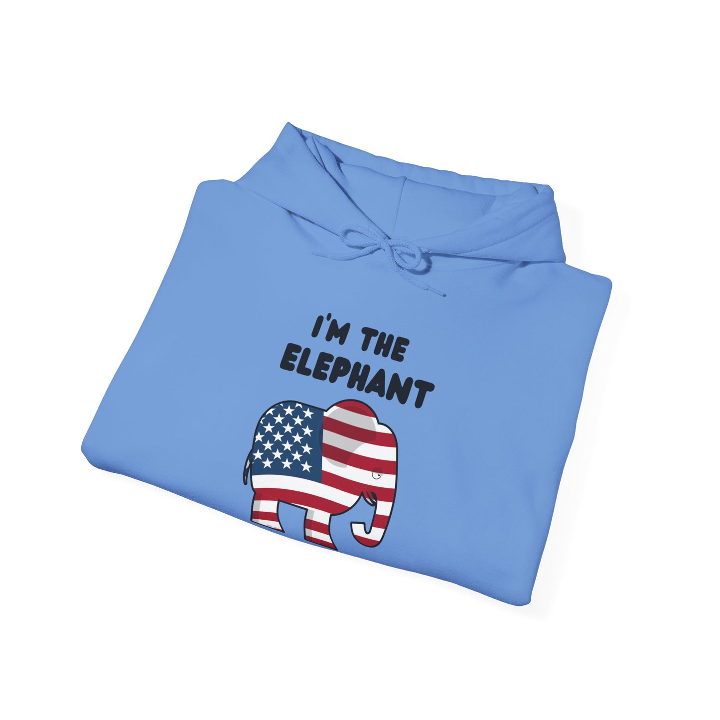 Elephant in the Room Women's Hoodie S-5XL (Black Logo) - Sweet Baby Jeez Teez