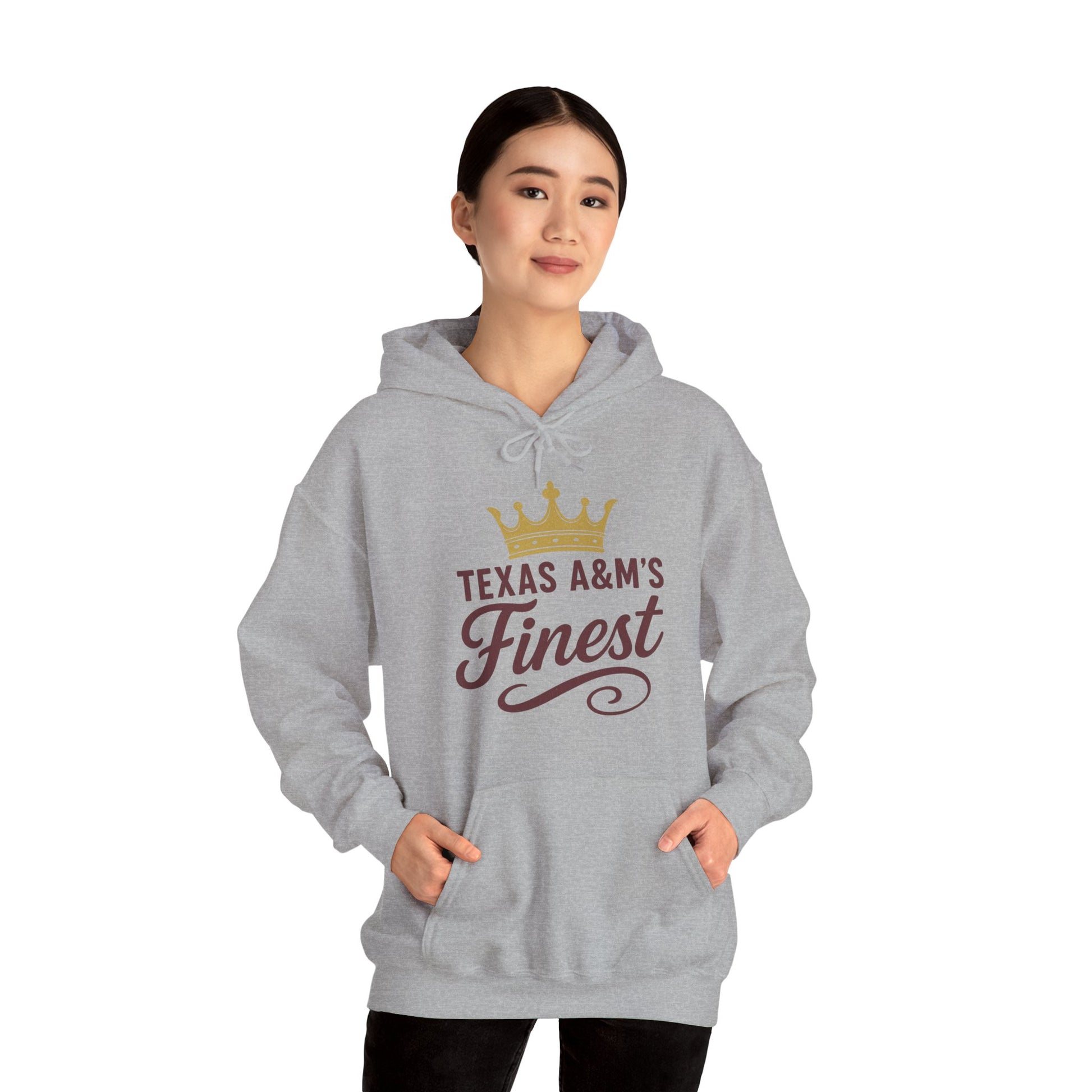 Texas A&M's Finest Unisex Heavy Blend Hoodie - Sweet Baby Jeez Teez