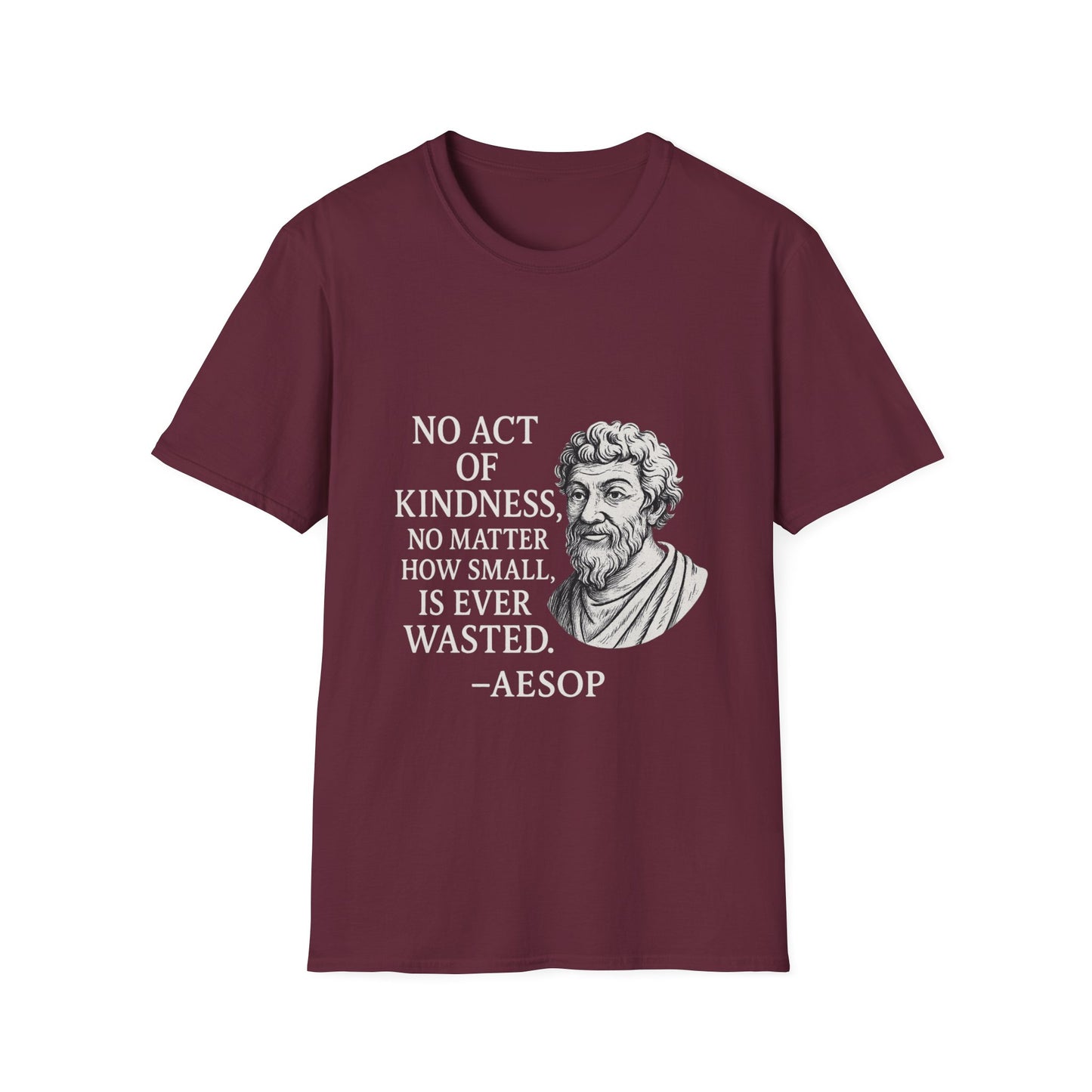 "Act of Kindness" Aesop Unisex Softstyle T-Shirt (IM Logo)