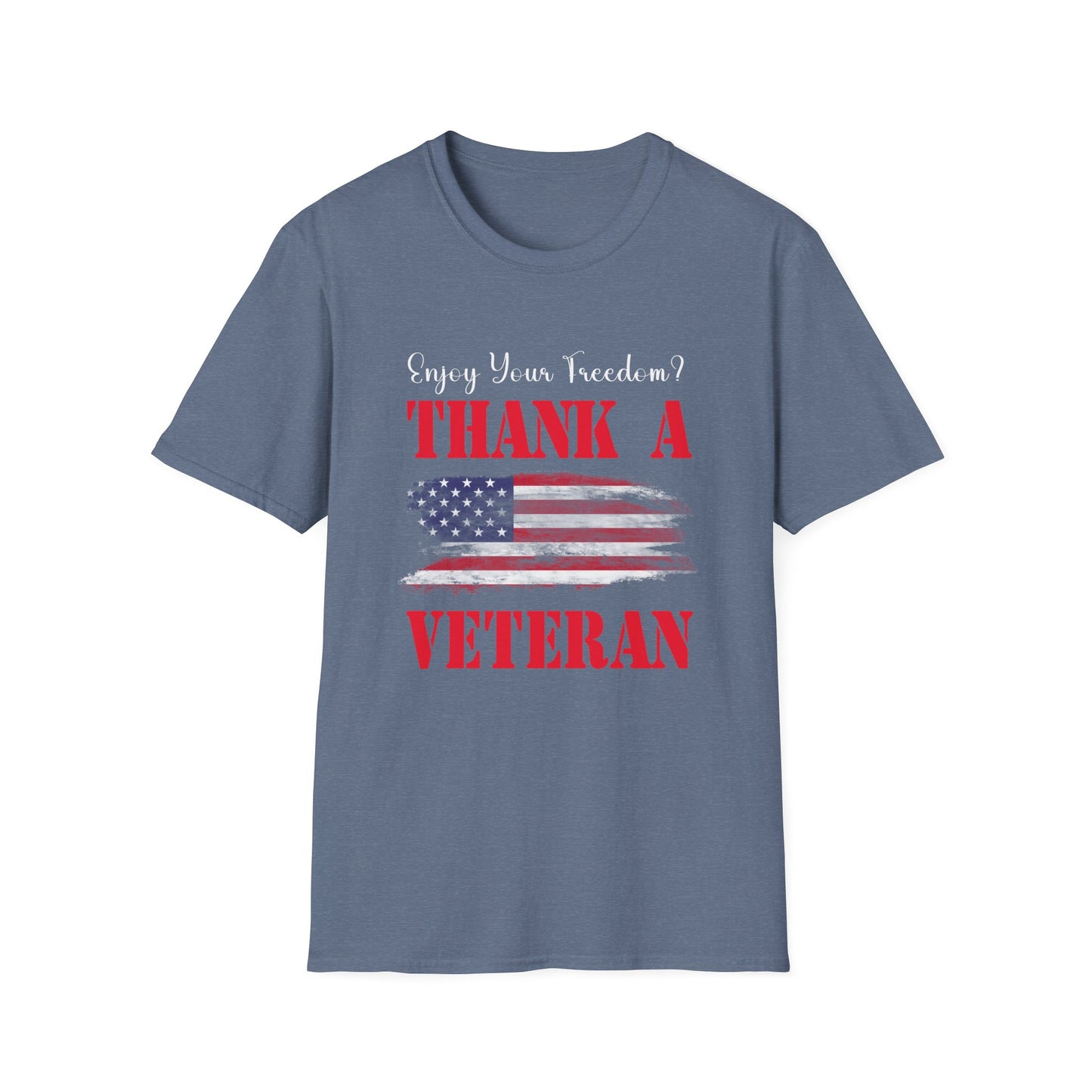 Enjoy Your Freedom Men's Tshirt (MM Color Logo) - Sweet Baby Jeez Teez
