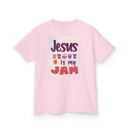 "Jesus is my Jam" Kid's Tshirt (Rainbow Logo) - Sweet Baby Jeez Teez