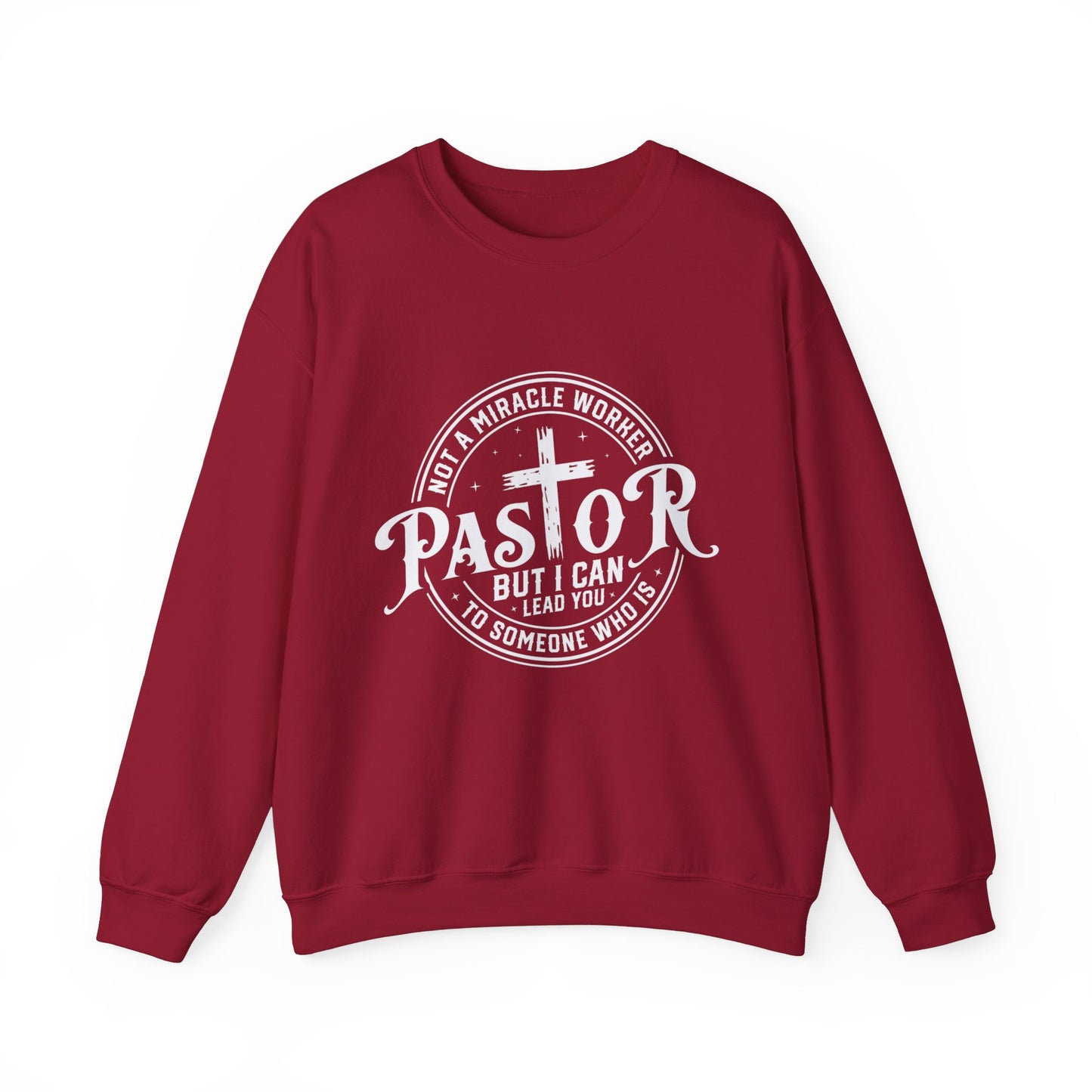 Pastor Women's Relaxed Sweatshirt (White Logo) - Sweet Baby Jeez Teez