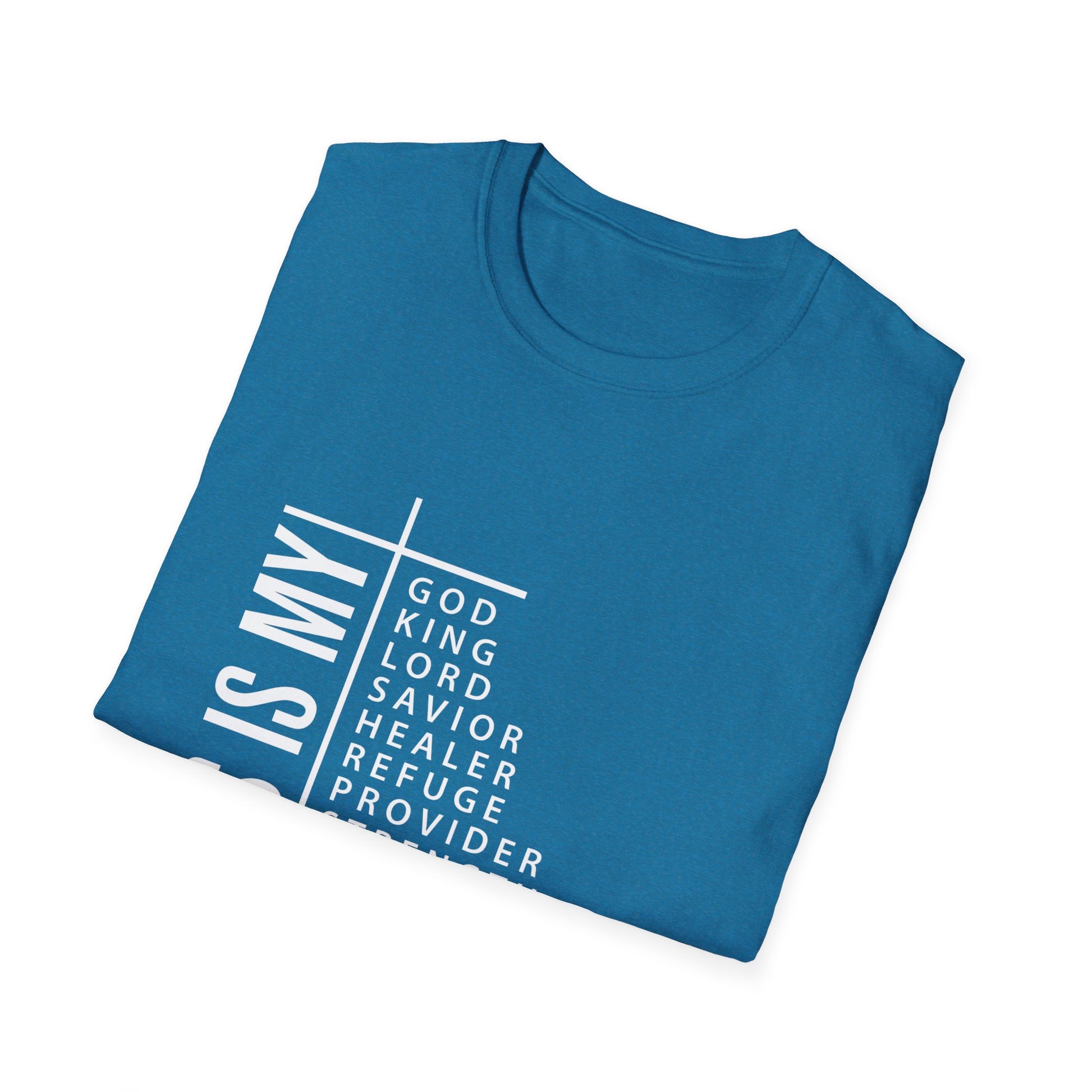 Jesus is My Women's Relaxed/Plus Tshirt (White Logo) - Sweet Baby Jeez Teez