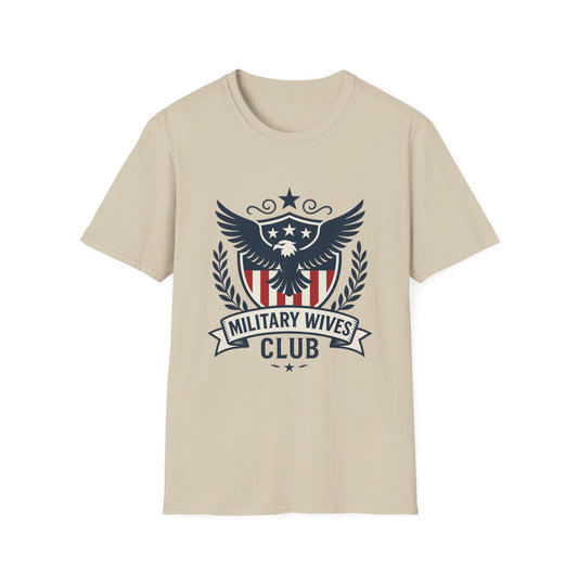 Military Wives Club Women's Relaxed Tshirt (Crest Logo)