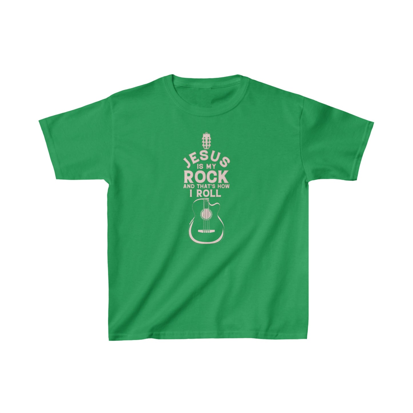 Jesus is My Rock Girls Tshirt  (Peachy  Logo) - Sweet Baby Jeez Teez