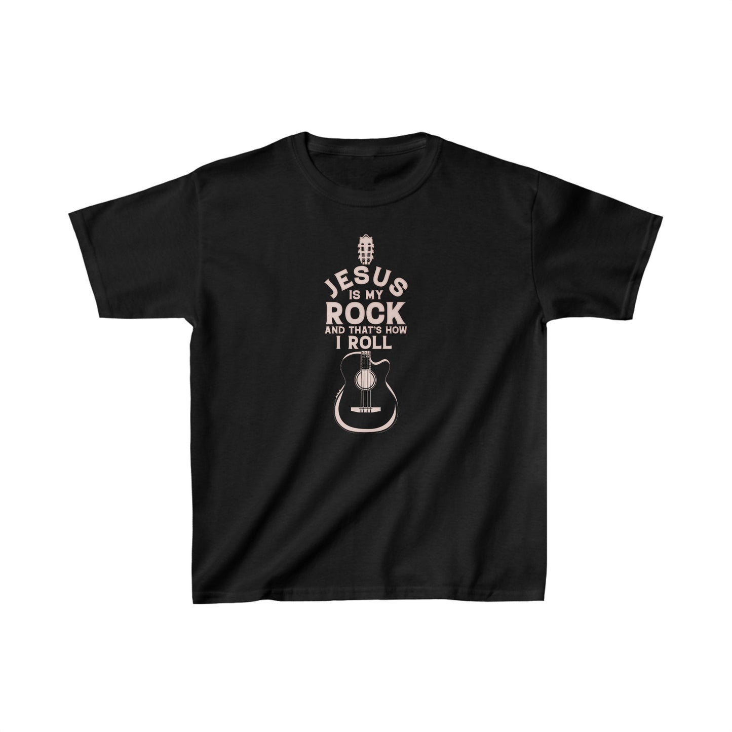 Jesus is My Rock Girls Tshirt  (Peachy  Logo) - Sweet Baby Jeez Teez