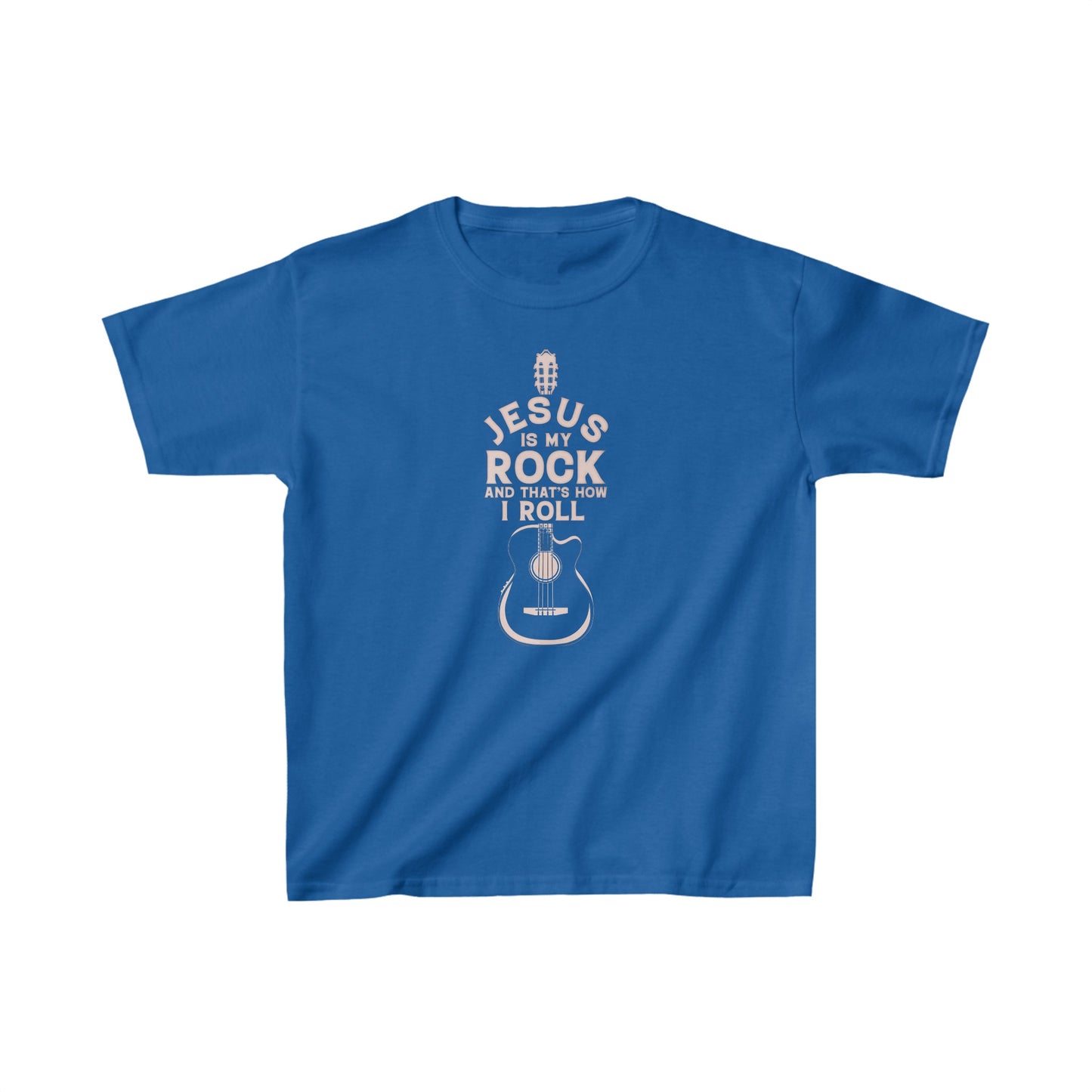 Jesus is My Rock Girls Tshirt  (Peachy  Logo) - Sweet Baby Jeez Teez