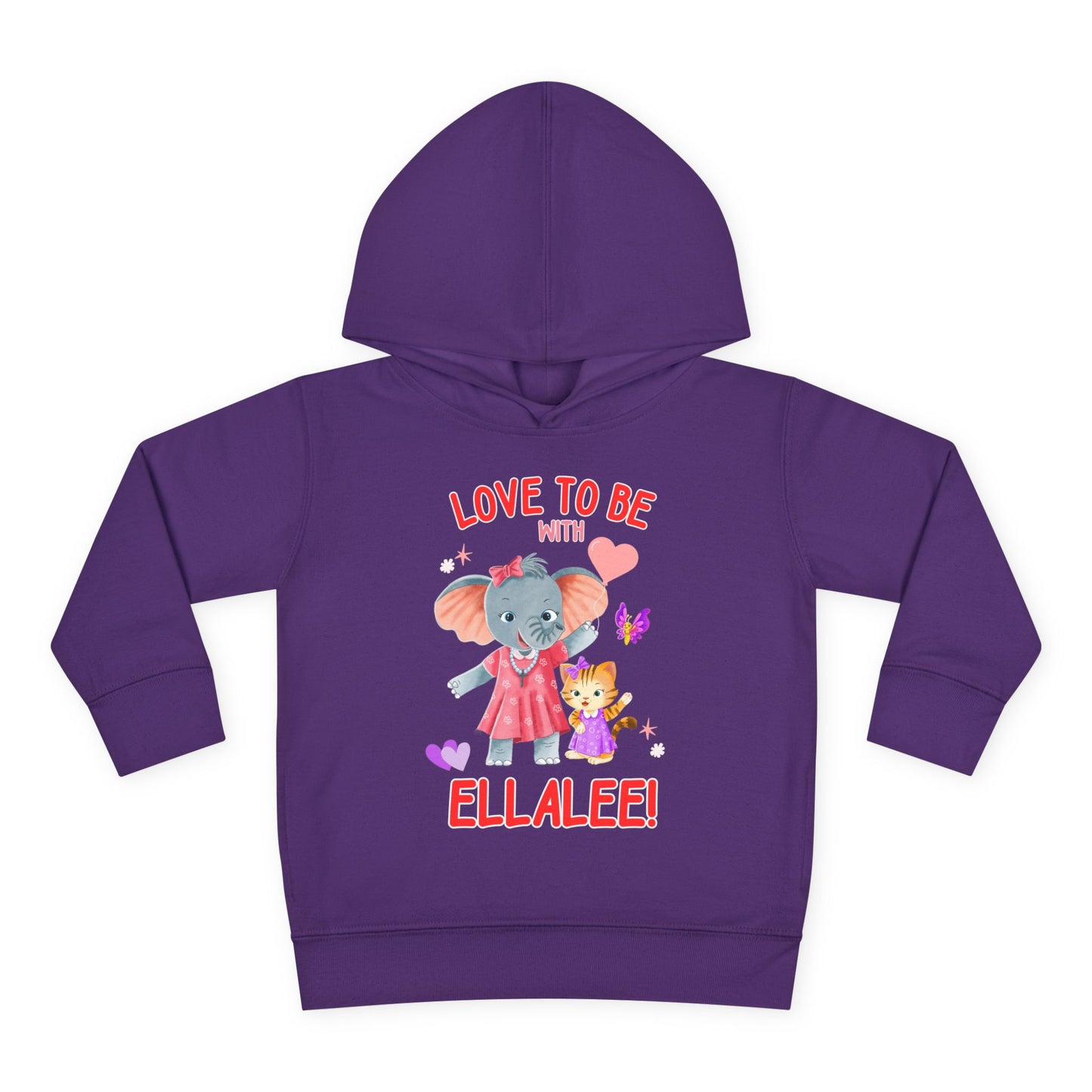 Ellalee the Elephant (TM), Love to be with Ellalee Toddler Hoodie
