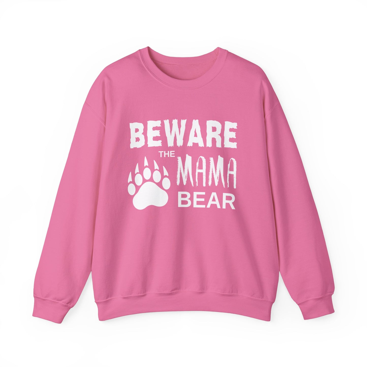 Mama Bear Women's Relaxed Sweatshirt (White Logo) - Sweet Baby Jeez Teez