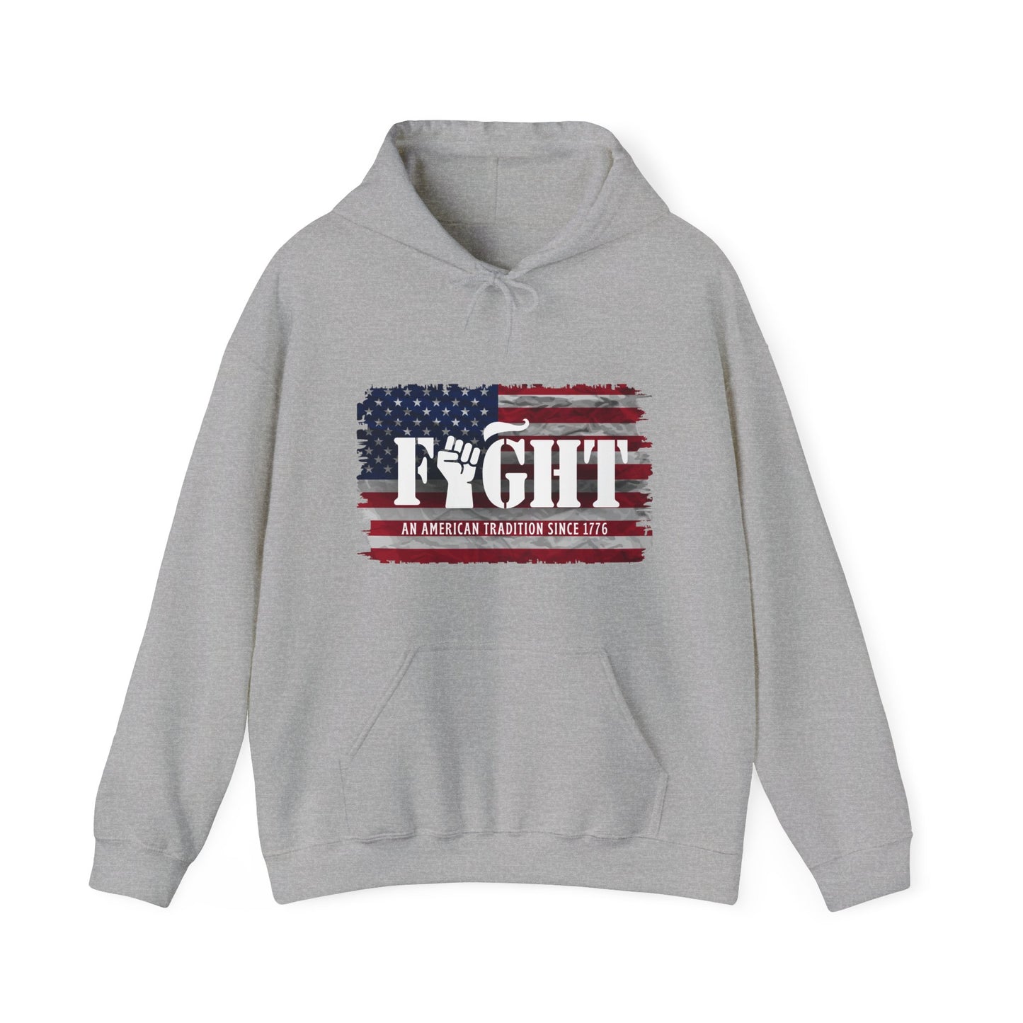 Fight Flag Men's Hoodie - Sweet Baby Jeez Teez