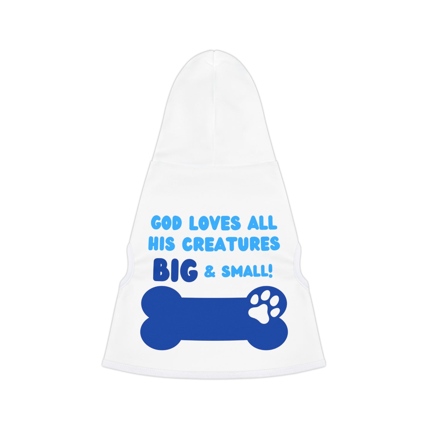 God Loves All Doggo Hoodie (Blue Logo) - Sweet Baby Jeez Teez