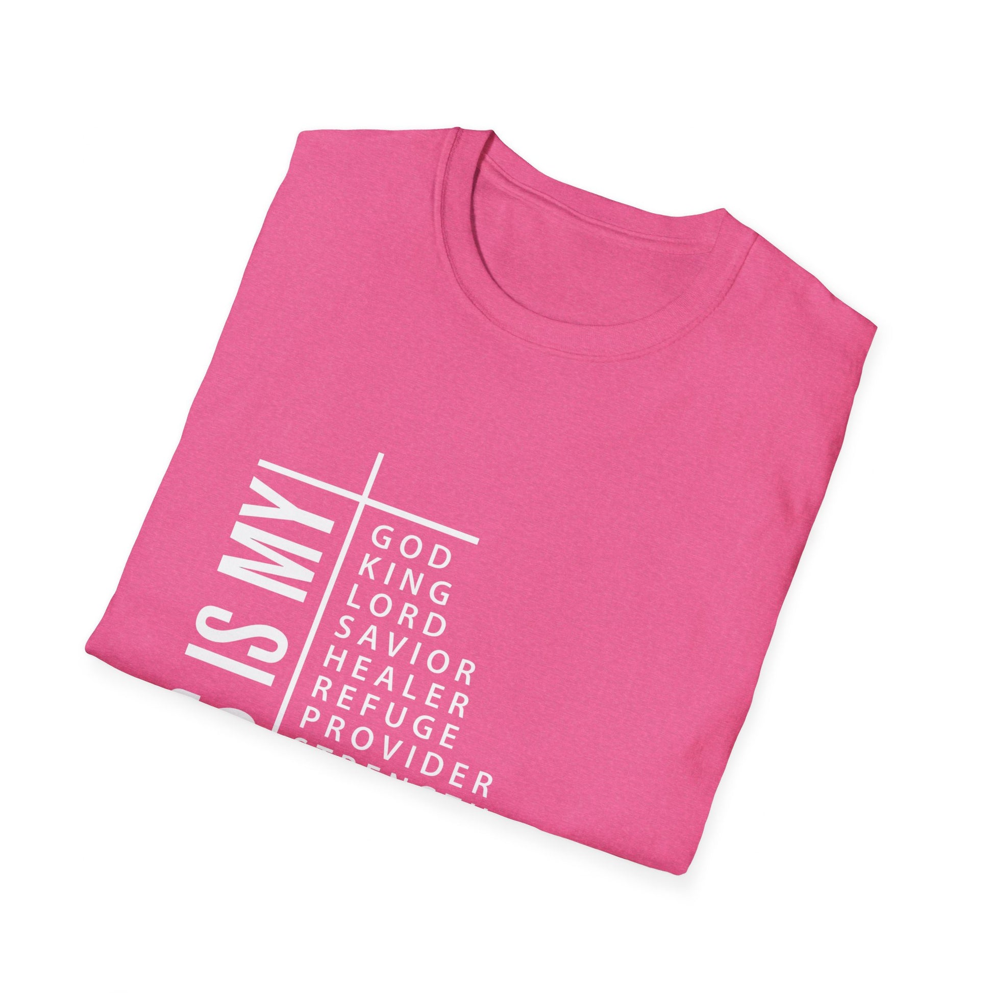 Jesus is My Women's Relaxed/Plus Tshirt (White Logo) - Sweet Baby Jeez Teez