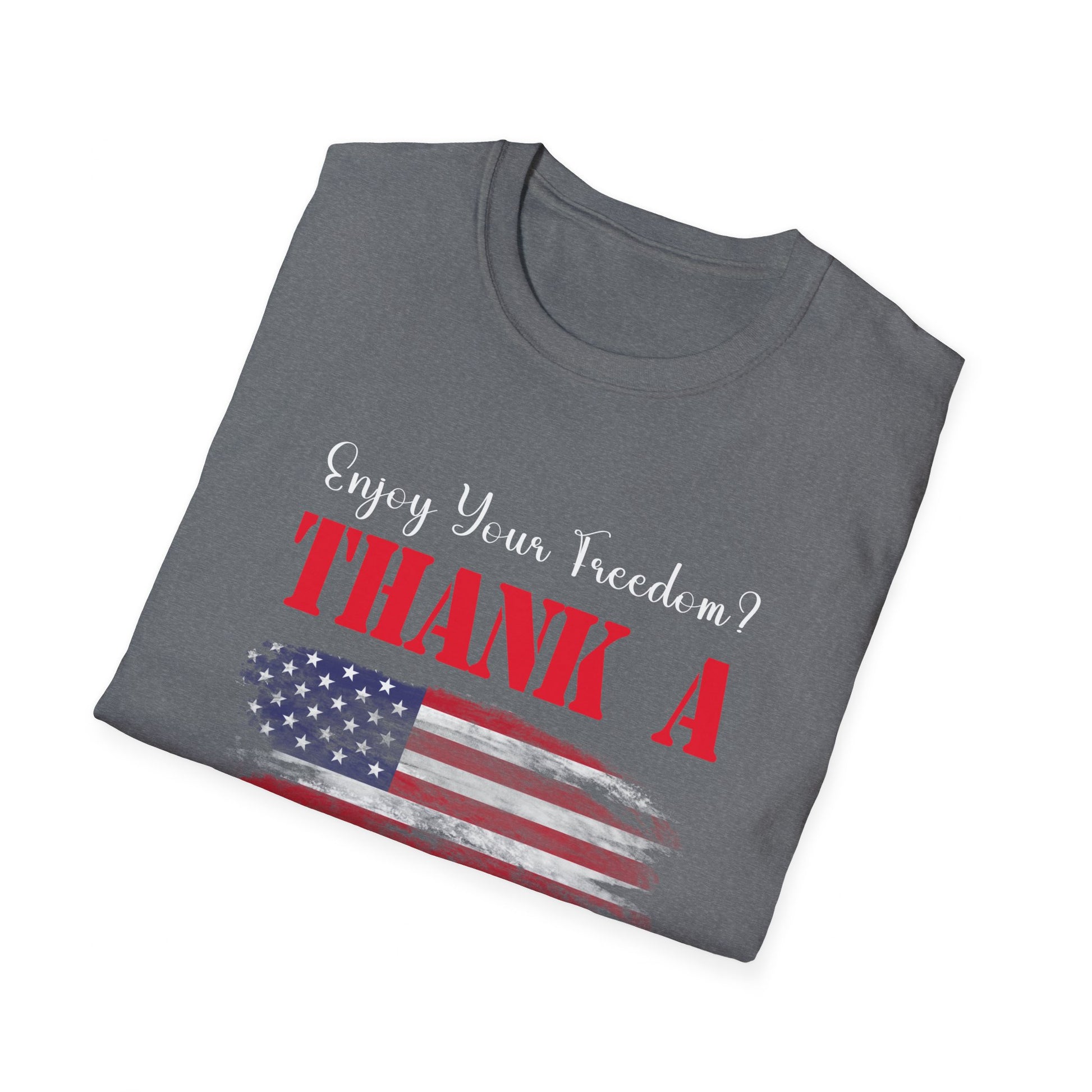 Enjoy Your Freedom Men's Tshirt (MM Color Logo) - Sweet Baby Jeez Teez