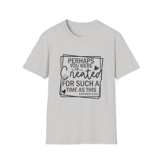 Esther 4:14 Women's Relaxed Softstyle Tshirt (Black Logo) - Sweet Baby Jeez Teez