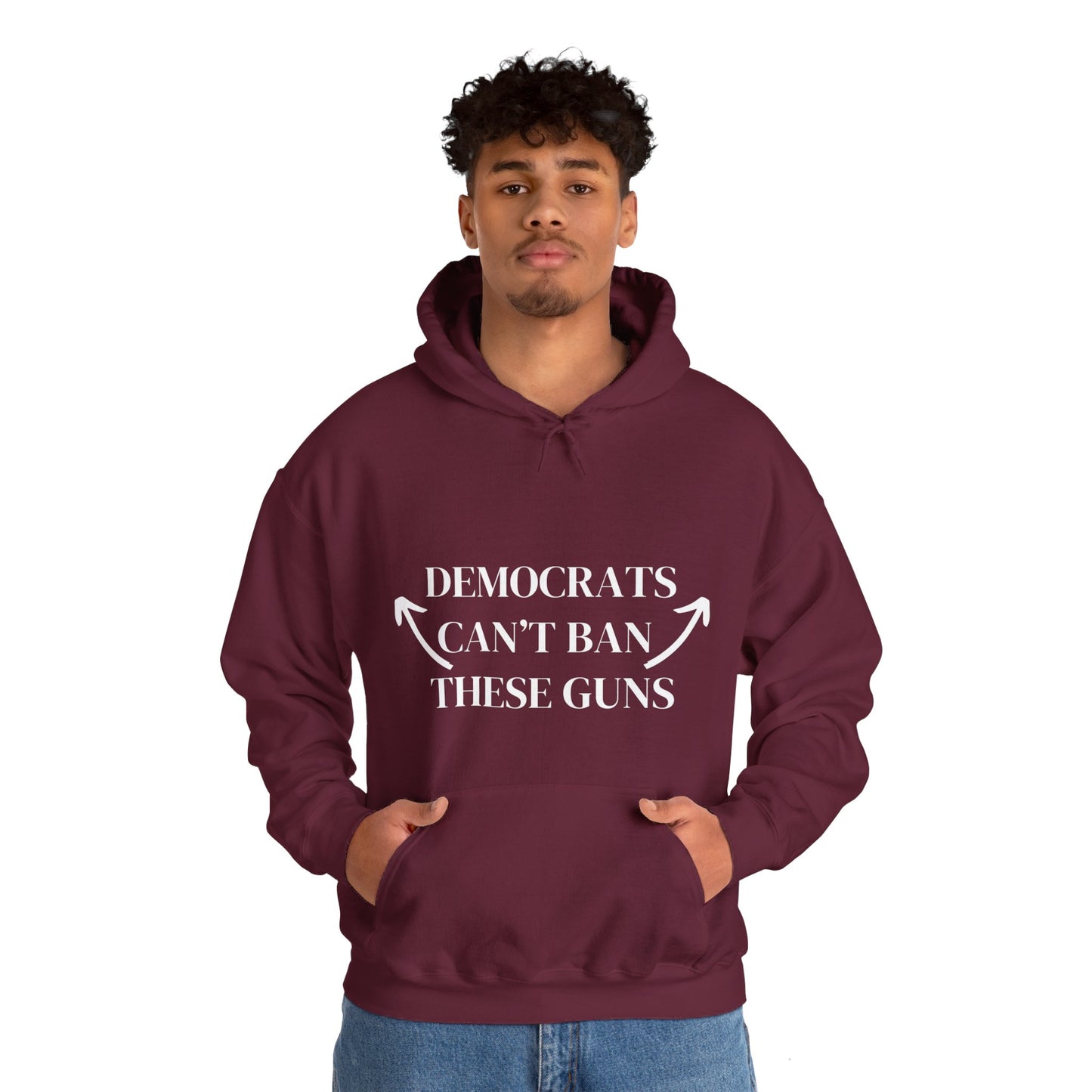 Can't Ban These Men's Hoodie (White Logo) - Sweet Baby Jeez Teez