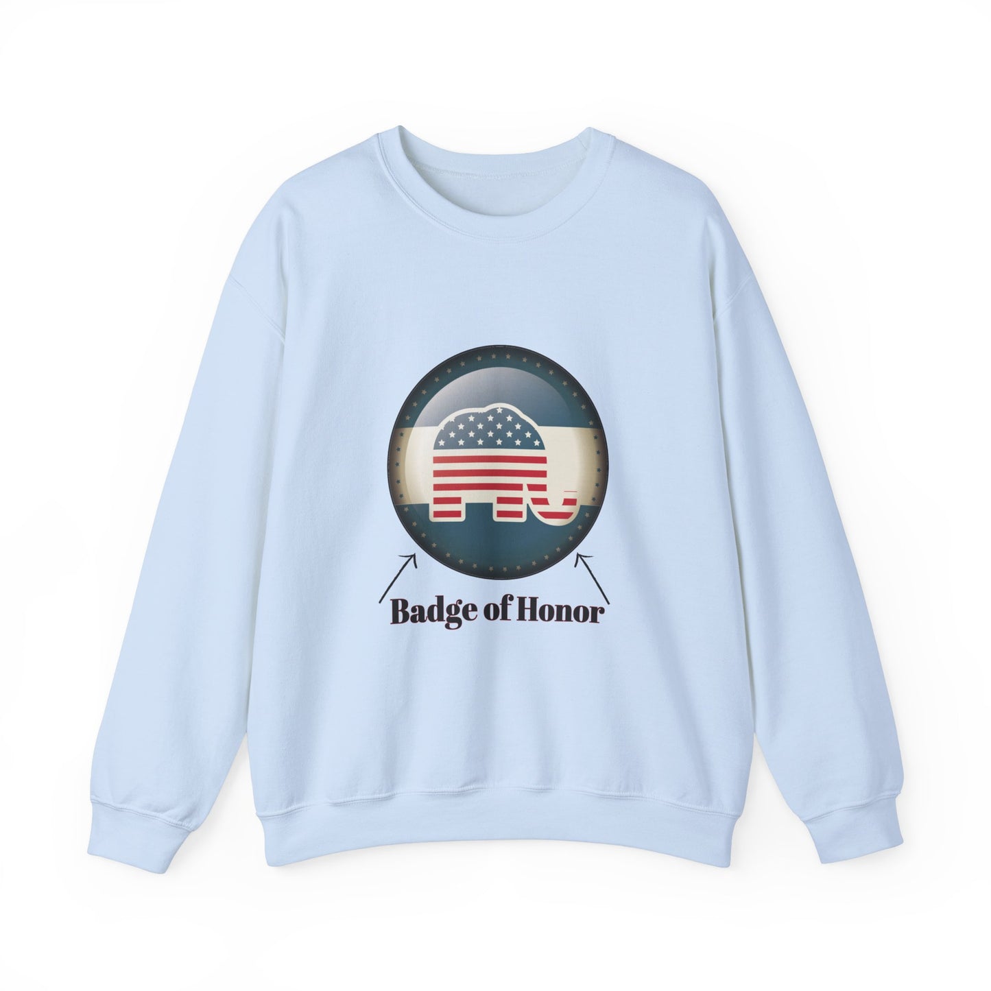 Badge of Honor Sweatshirt | Honor Sweatshirt | Sweet Baby Jeez Teez
