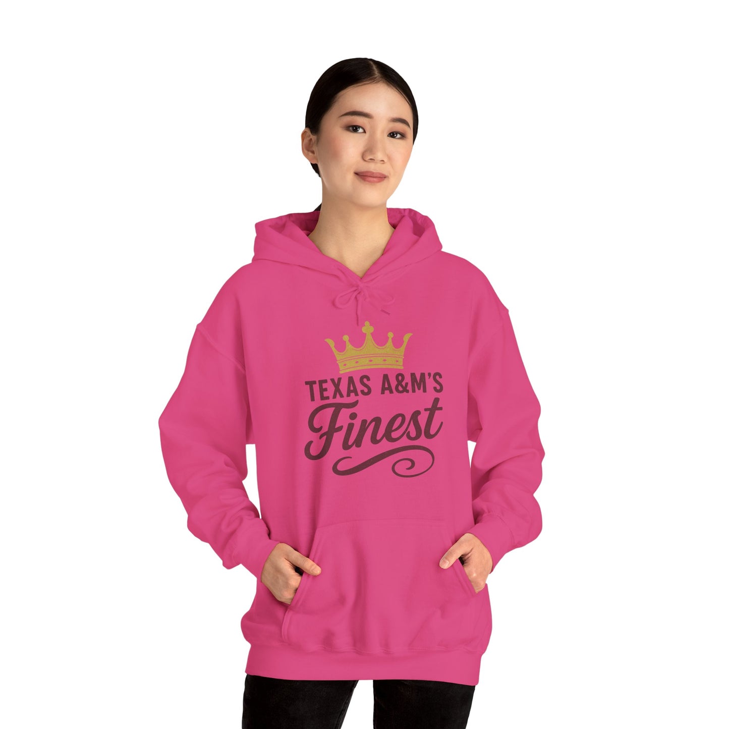 Texas A&M's Finest Unisex Heavy Blend Hoodie - Sweet Baby Jeez Teez