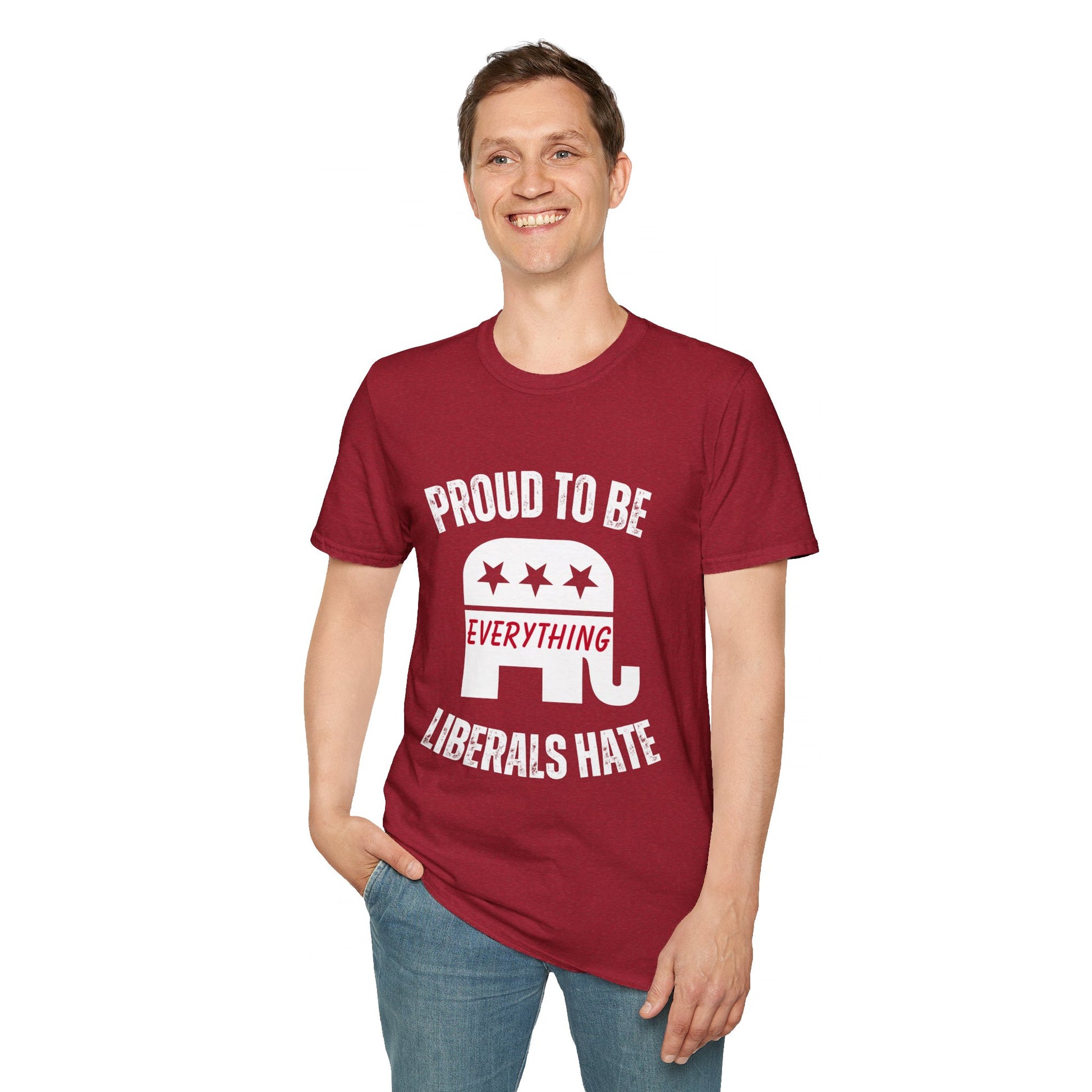 Proud to Be Men's Tshirt (White Logo) - Sweet Baby Jeez Teez