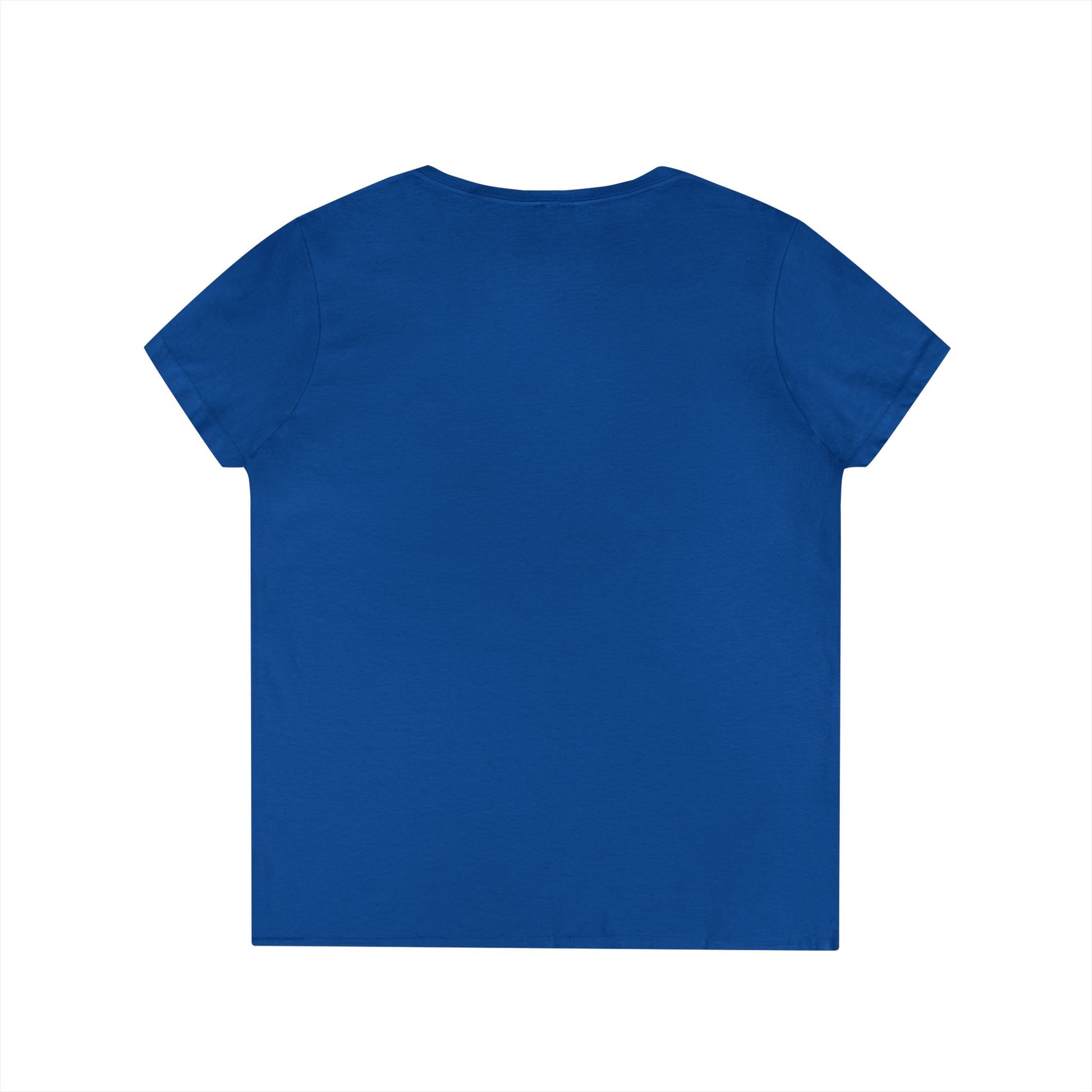 ARS Prayer Brigade Ladies' V-Neck T-Shirt (Purple with Aqua Logo) - Sweet Baby Jeez Teez